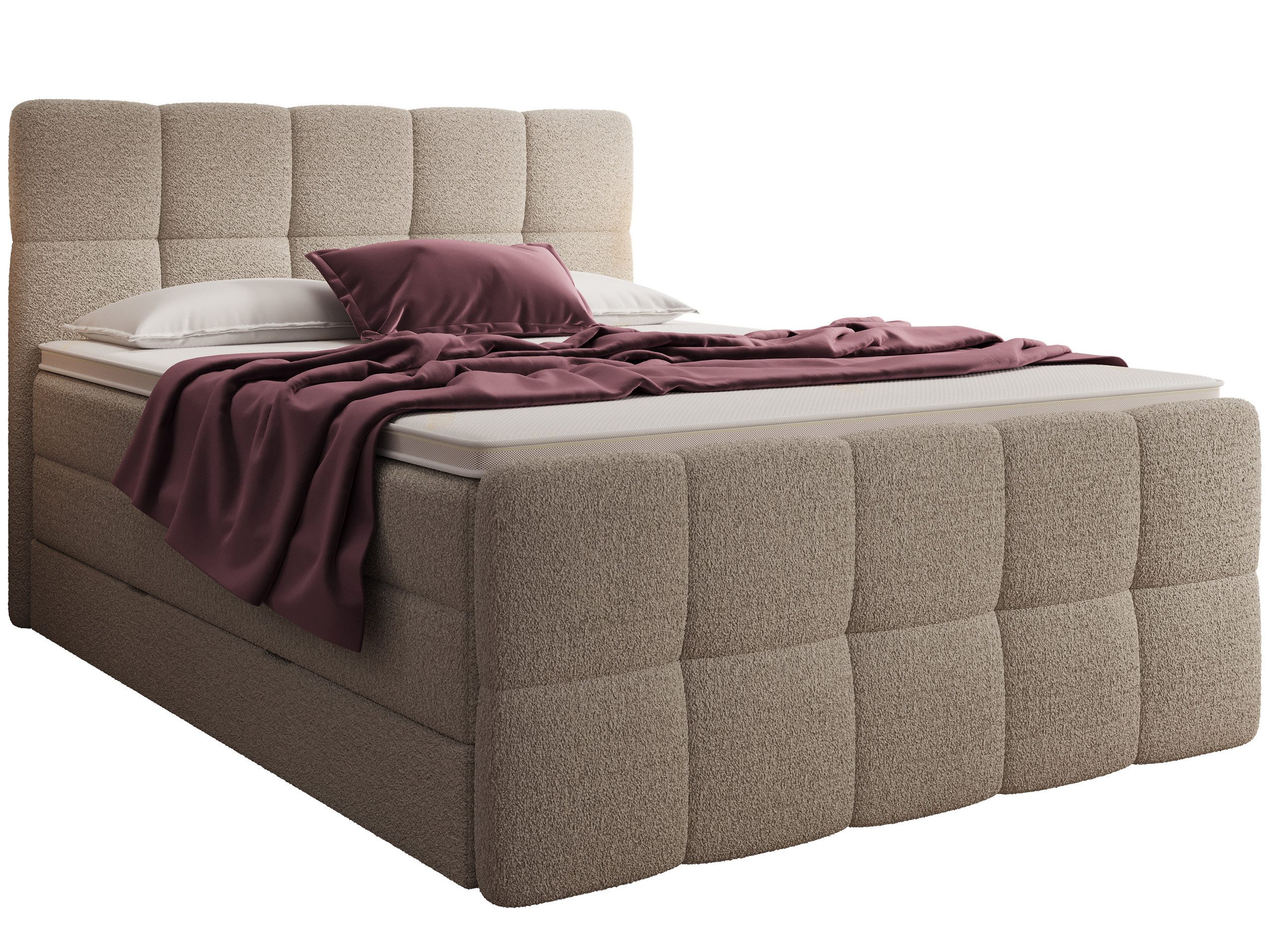 wonello Boxspringbett Madison 3 mit TV-Lift, mit Bettkasten, Taschenfederke günstig online kaufen