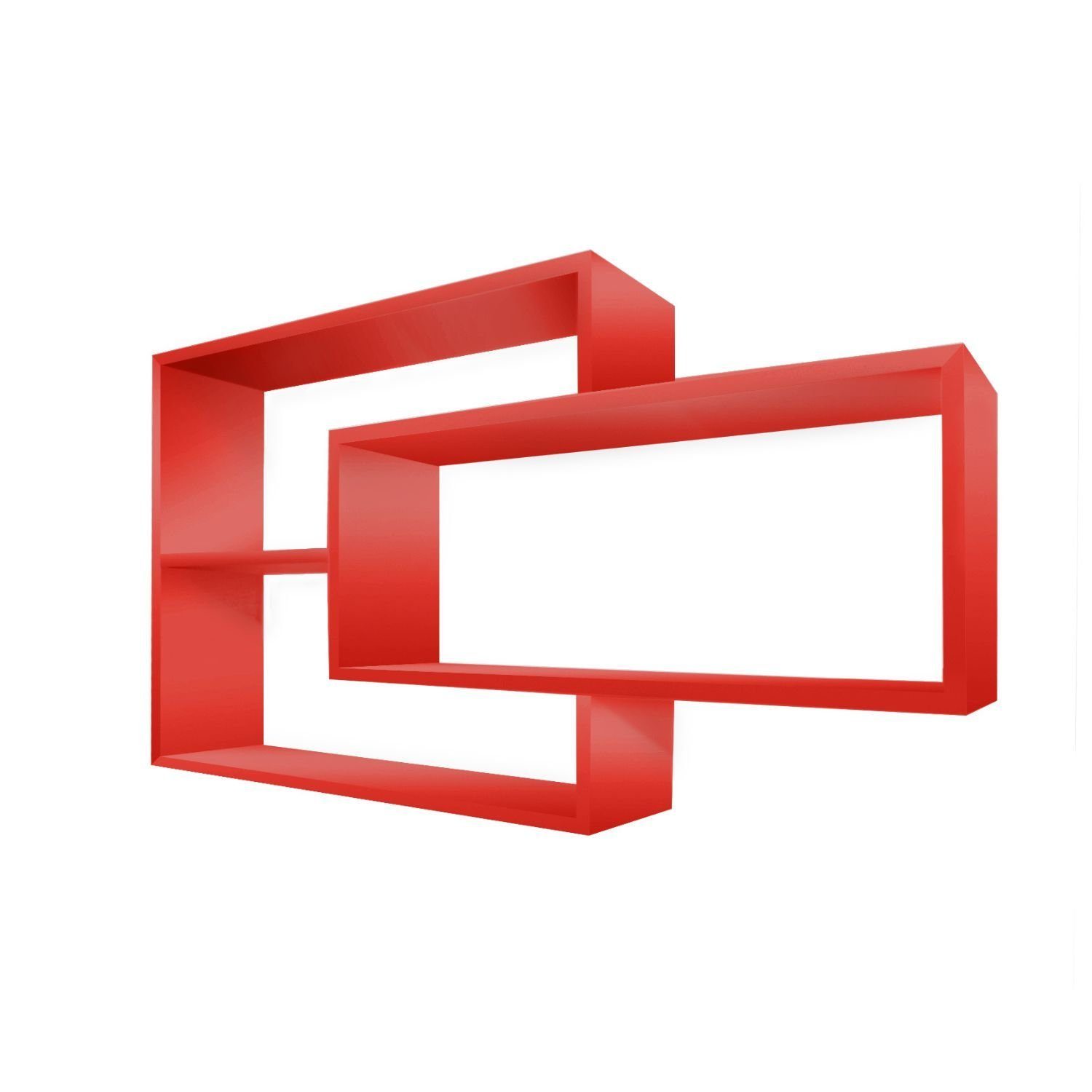 TRAUMMÖBEL Wandregal KARO, Modernes Schweberegal großes Hängeregal Wandrega günstig online kaufen