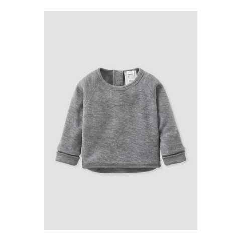 Hessnatur Sweatshirt Wollfrottee aus reiner Bio-Merinowolle (1-tlg)