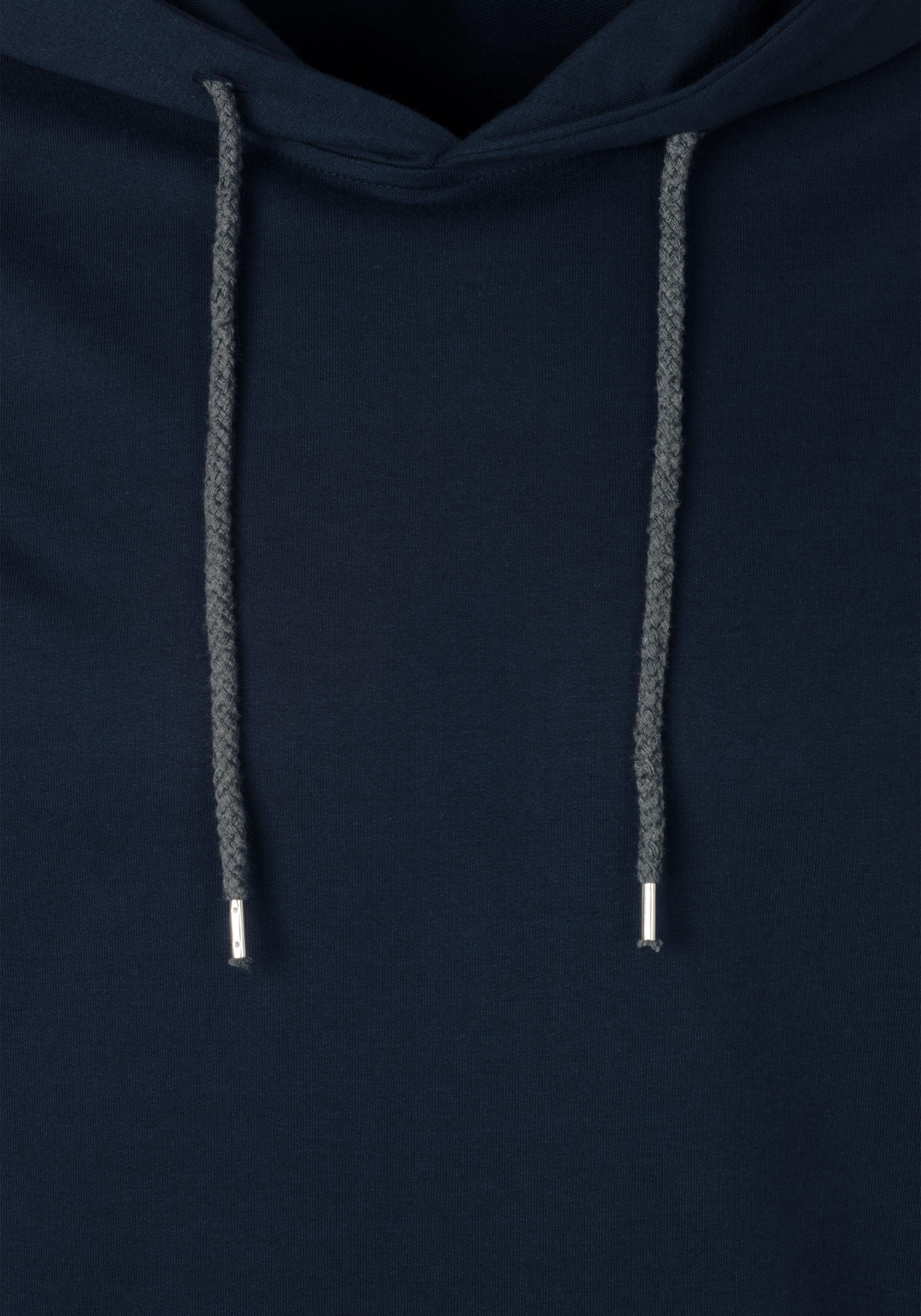 Bench. Loungewear Hoodie Langarm, Sweatshirt mit Rundhals und Kapuze, Baumwollmischung