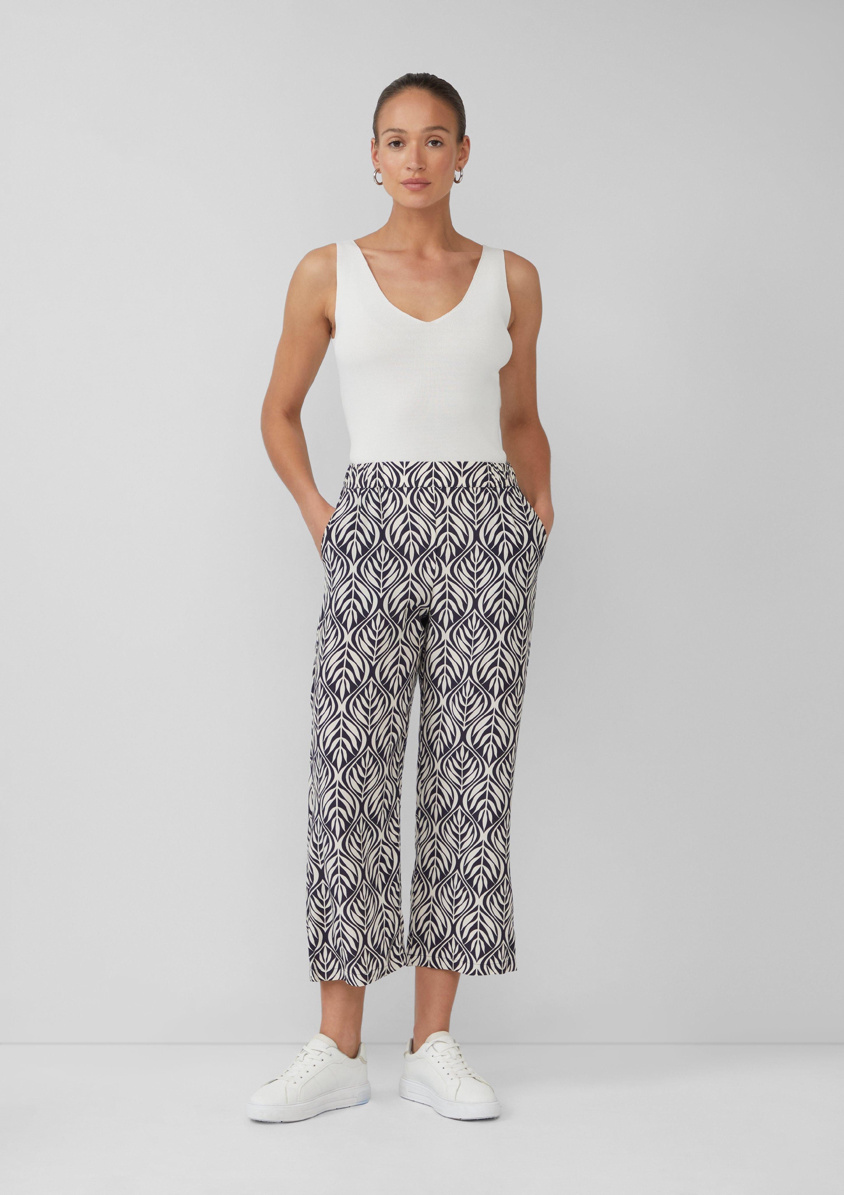 s.Oliver BLACK LABEL 3/4-Hose Culotte aus günstig online kaufen