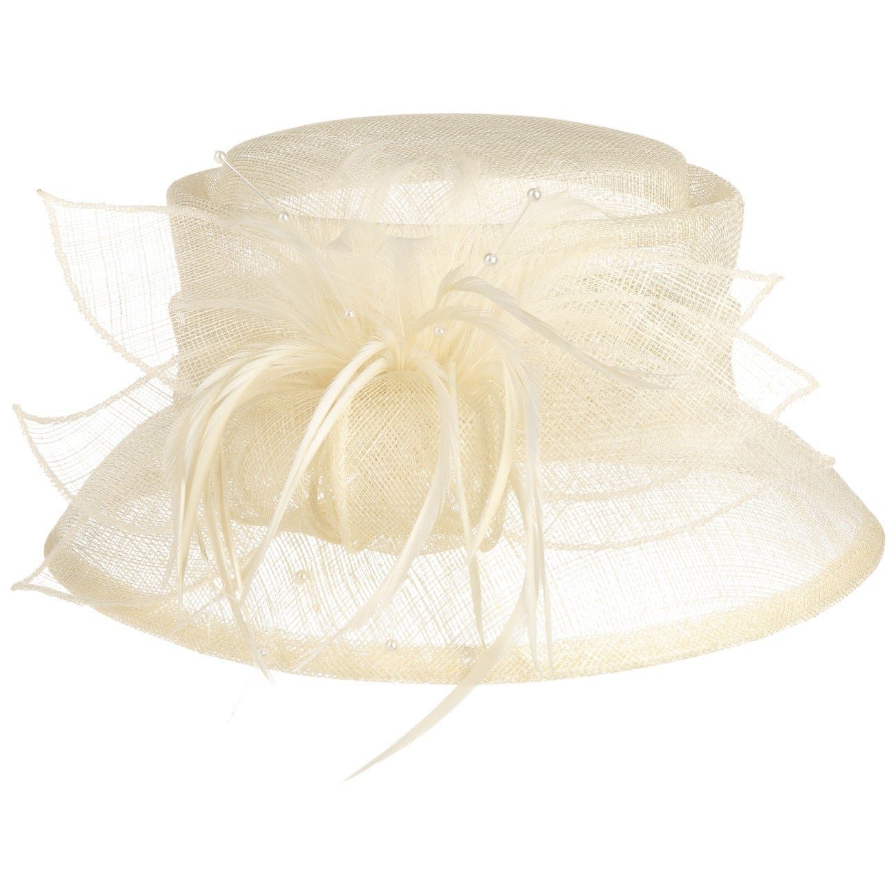 McBurn Strohhut (1-St) Fascinator, Made in Italy