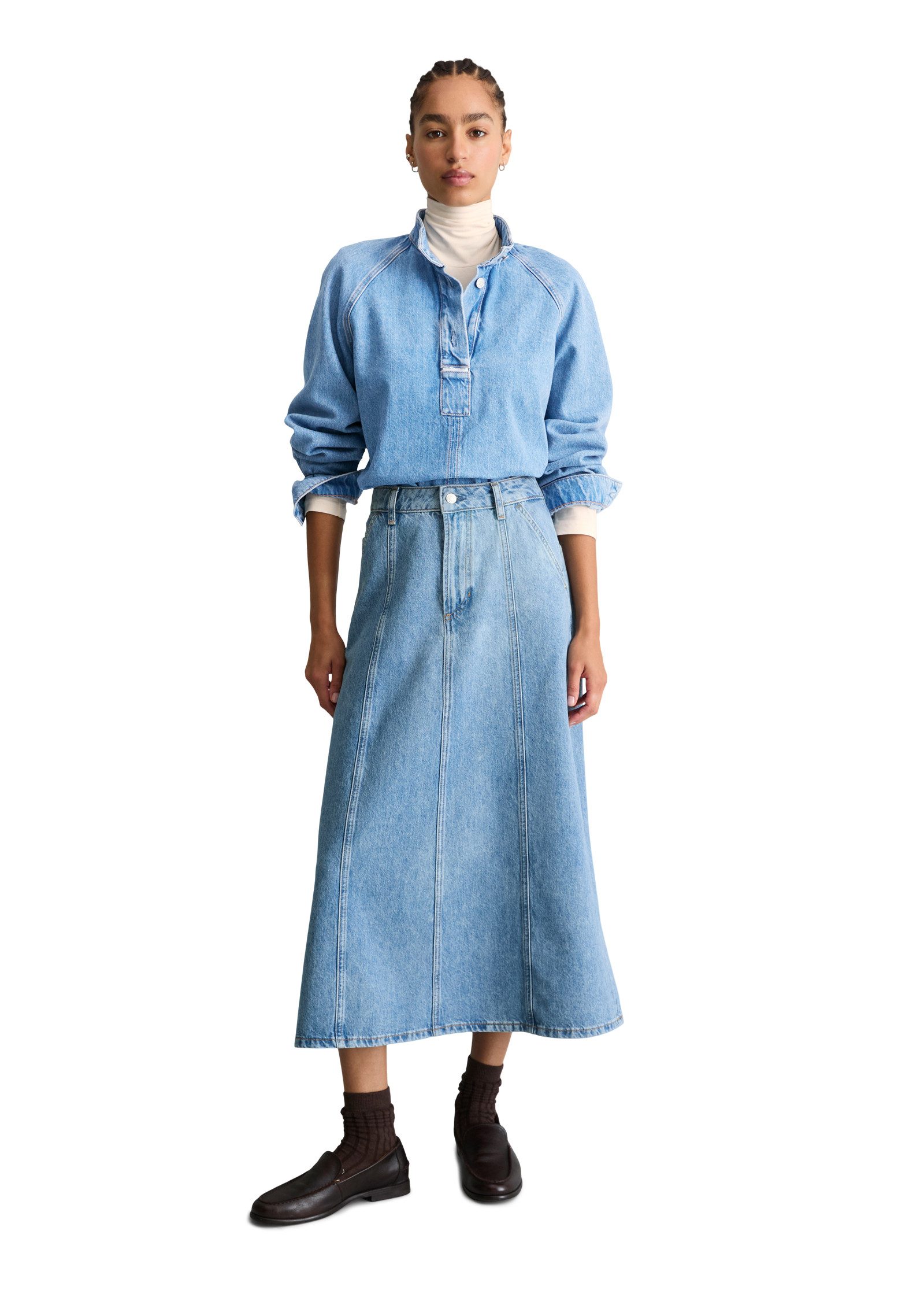 Marc O'Polo DENIM Jeansrock aus Bio-Baumwoll-Denim – Bild 5 von 5