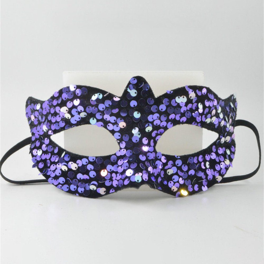 Dekorative Verkleidungsmaske Maskerade Maske, Frauen Halbmaske für Halloween Kostümparty, (3-tlg), Maskerade Maske, Karneval Masken Halloween Masken