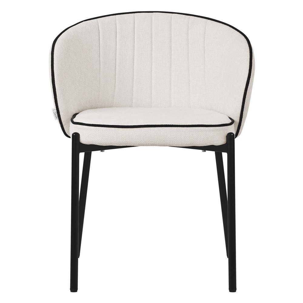 ML-DESIGN Polsterstuhl Esszimmerstühle mit Armlehne & Rückenlehne Ergonomische moderne Design (4 St), Armlehnstuhl mit Metallbeine 4er Set Beige Lounge Sessel bis 120kg