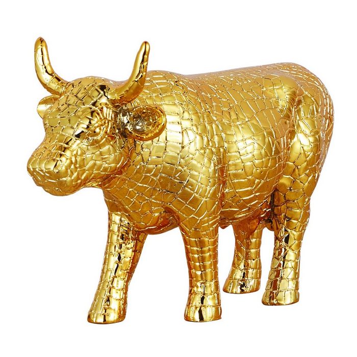CowParade Tierfigur Mira Moo Gold - Cowparade Kuh Medium