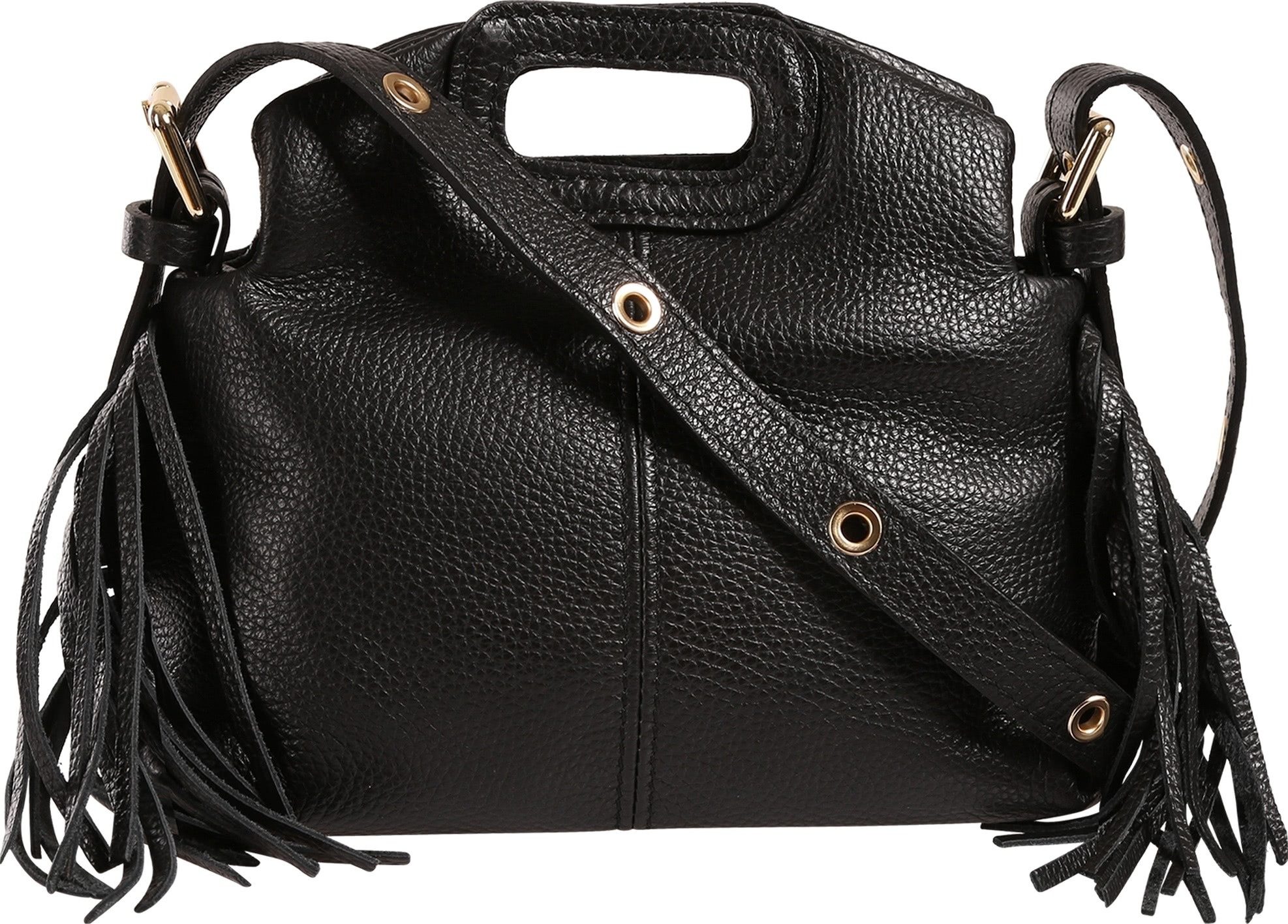Toscanto Handtasche Toscanto Damen Handtasche Leder Tasche (Handtasche), Damen Leder Handtasche, schwarz ca. 24cm