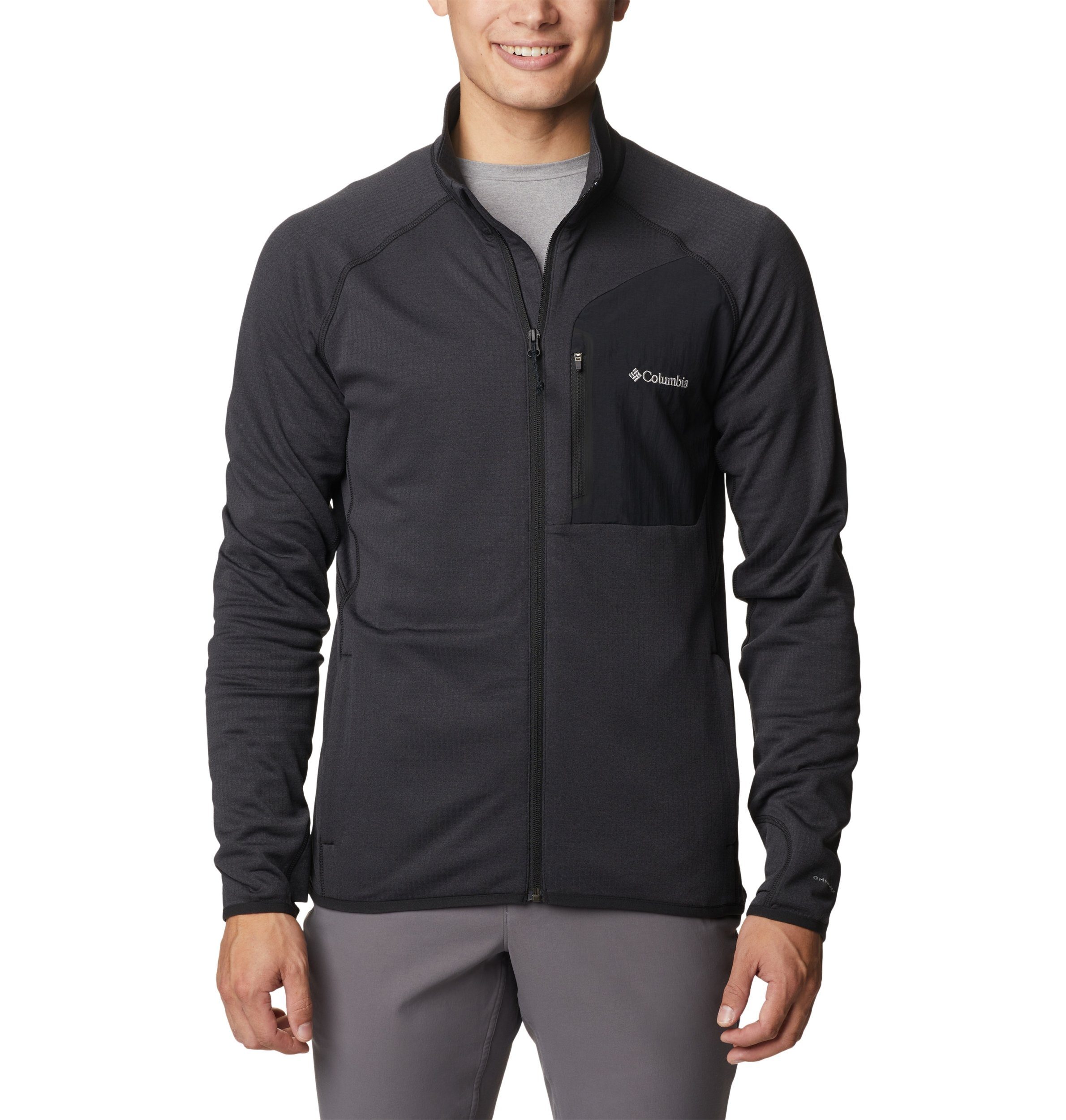 Canyon Triple Zip Langarmshirt Black Columbia Full