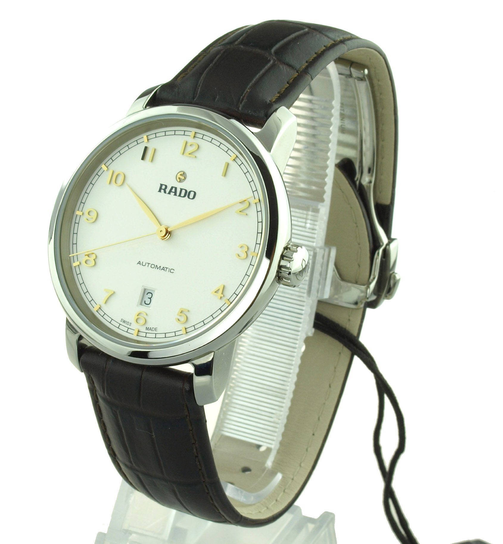 Rado Automatikuhr Herren Uhr Swiss Made R14077136 Diamaster NEU,  Ceramic-Band mit Titan-Faltschliesse