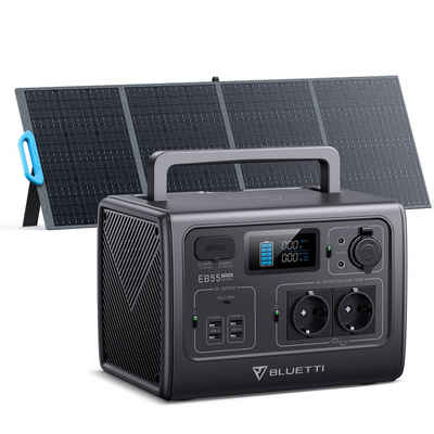 BLUETTI Stromerzeuger EB55+ PV200 Solargenerator kit, (537Wh/700W LiFePO4 Batterie, 1-tlg), 700W AC Ausgänge