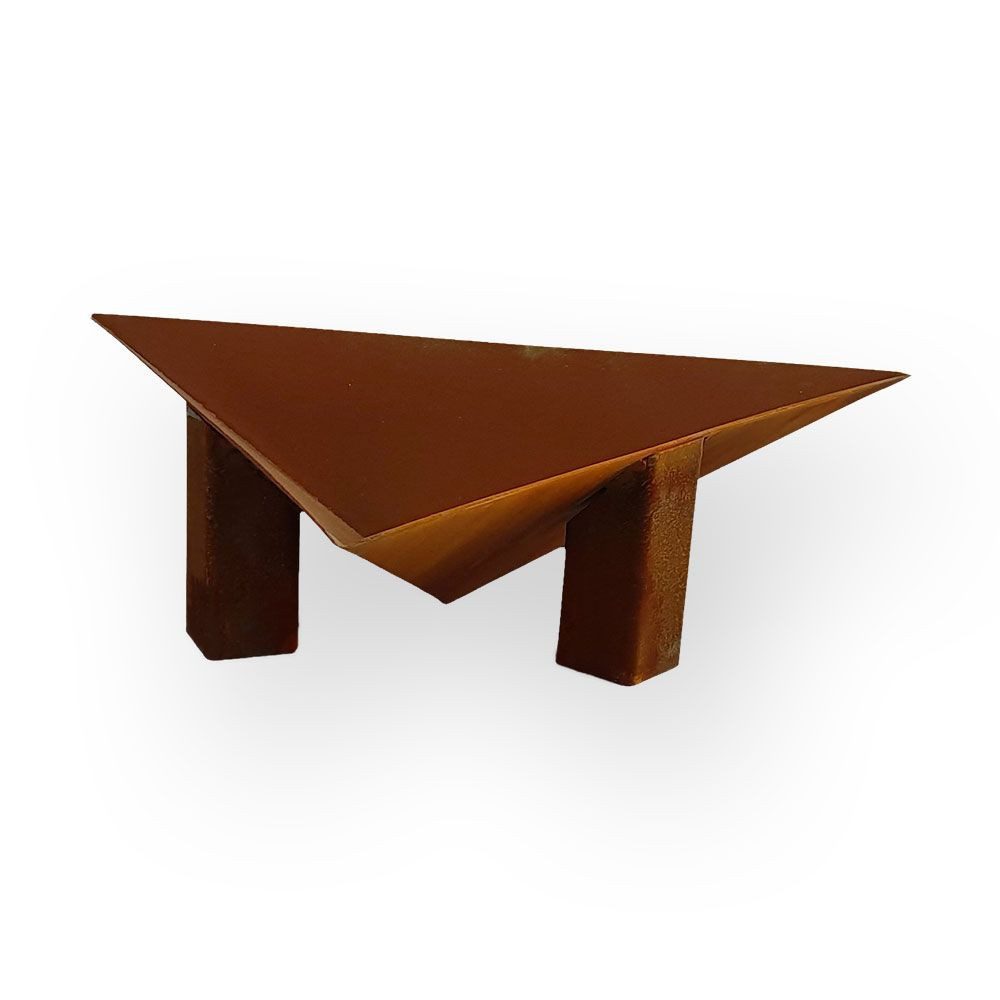 Feuerfest 123 GmbH Feuerkorb Edelrost Feuerschale ØVENDECK Lund 50c, Feuerstelle aus Cortenstahl, (Made in Germany), Hochwertiges Designt, unempfindlicher & langlebiger Deko-Rost