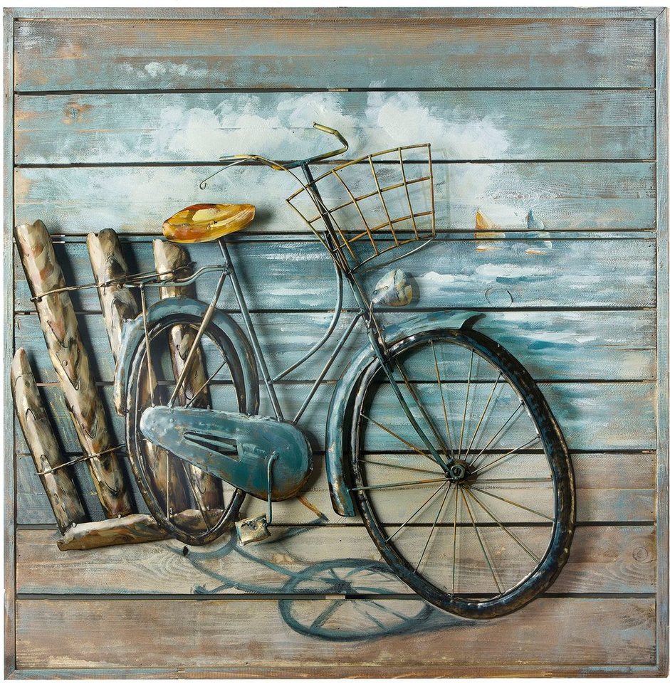 GILDE GALLERY Metallbild Kunstobjekt Enjoy The Ride, (1 St), Metall  Bild