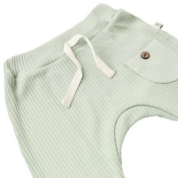 biorganic Funktionshose Soft Modal Hose für Jungen und Mädchen Unisex (1-tlg) gerippte Textilstruktur, 50% Bio-Baumwolle 50% Modal Größe 56-74