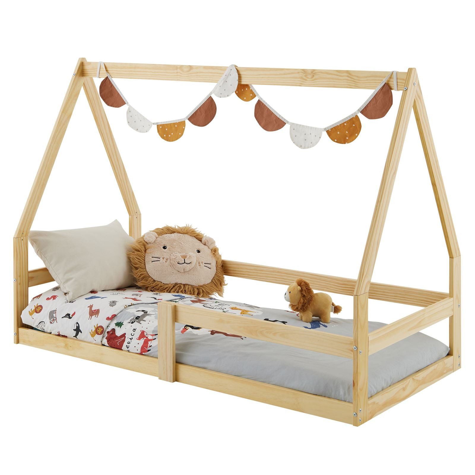 IDIMEX Kinderbett LUSIA, Hausbett Kinder Bodenbett günstig online kaufen