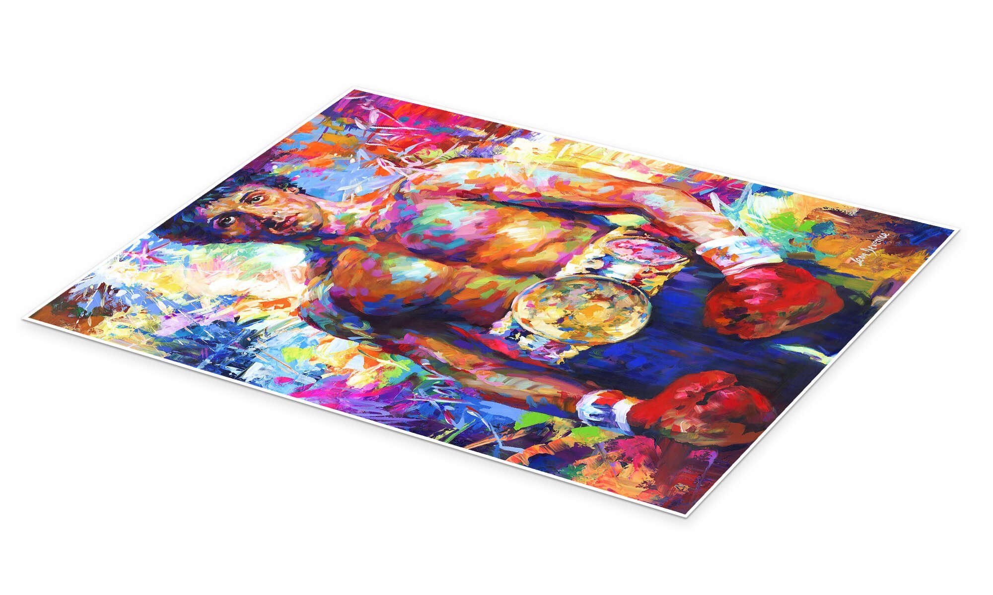 Posterlounge Wandbild Silvester Stallone, modernes Porträt, Leon Devenice, erhältlich als Poster, Leinwandbild, Wandsticker oder Acrylglasbild