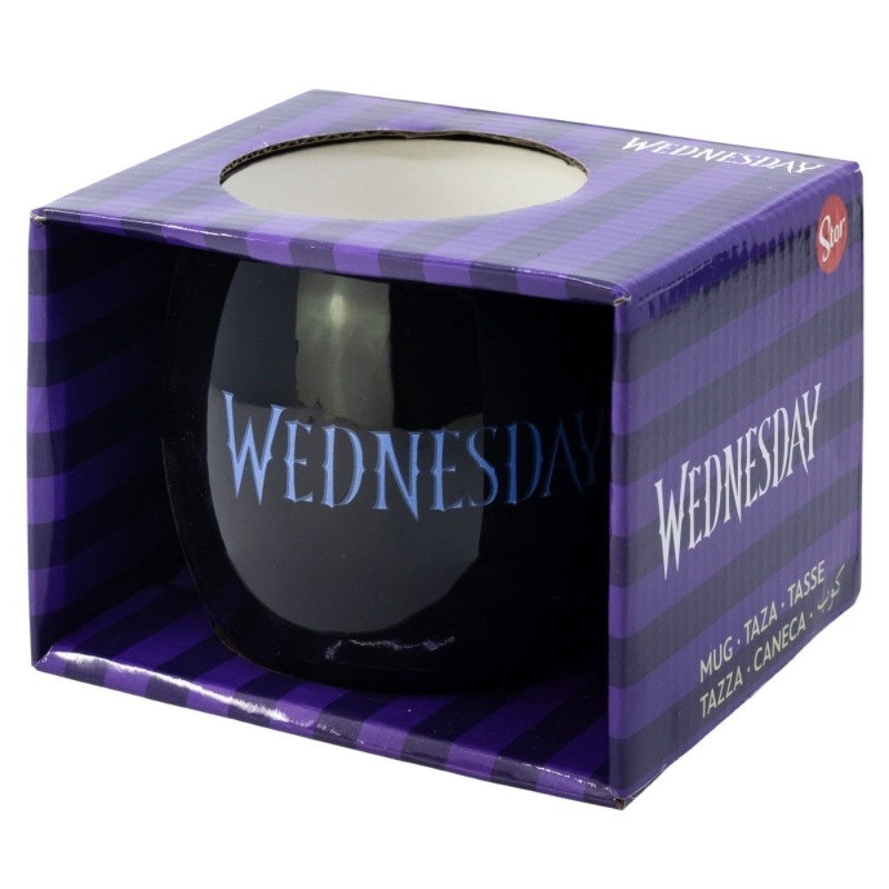 Stor Tasse Wednesday Designer 3D Tasse im Geschenkkarton, Keramik