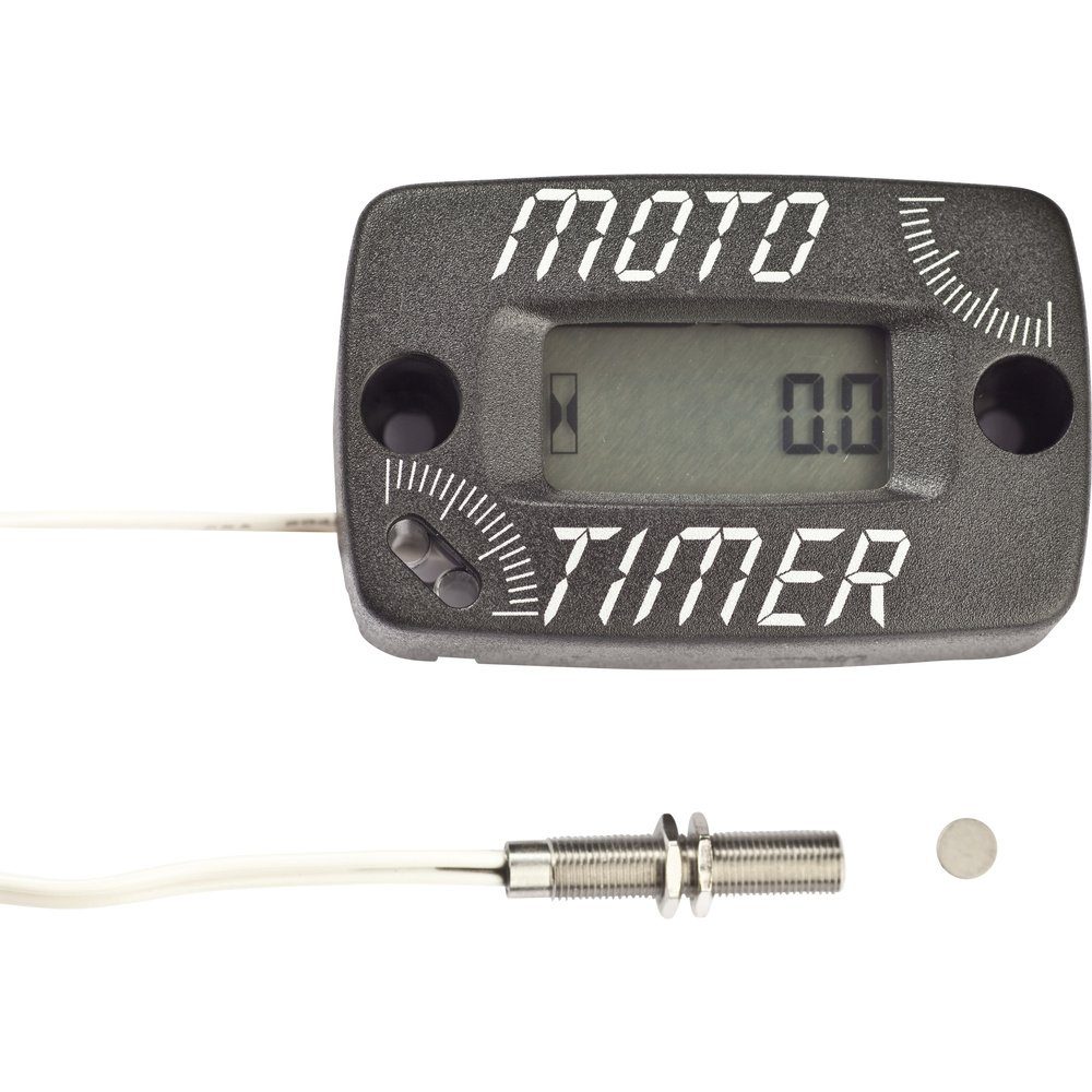 Motogroup Anzeigegerät Motogroup Betriebsstundenzähler LCD-Display 12,7mm x 24,5mm, Ziffern, MT-003