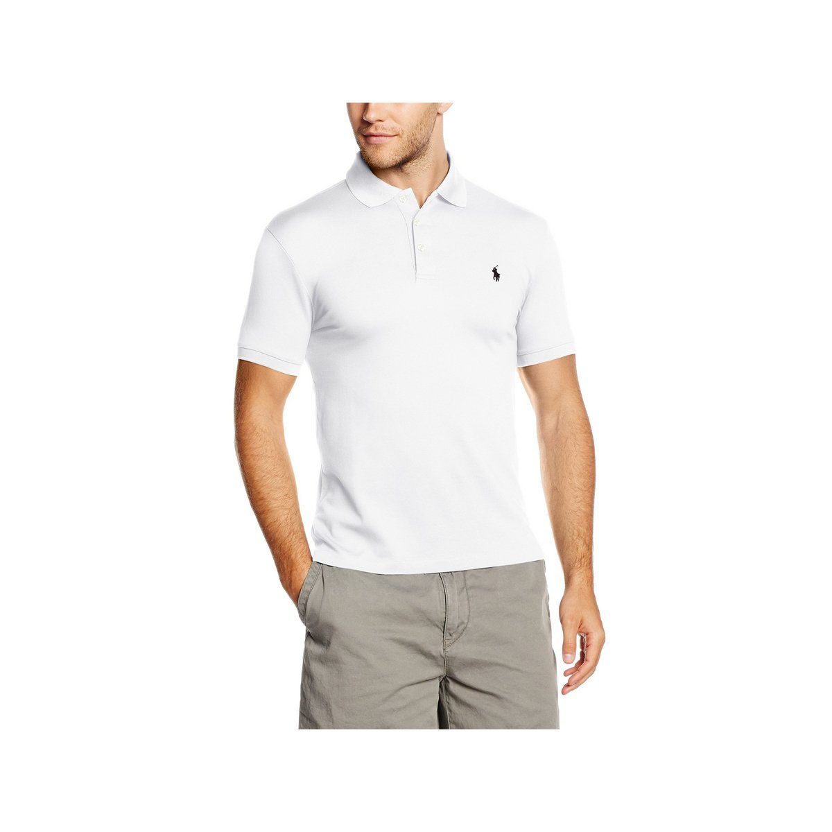 Ralph Lauren Poloshirt weiß (1-tlg) regular