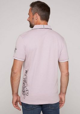 CAMP DAVID Poloshirt mit Logo Print, Stickereien und Patches