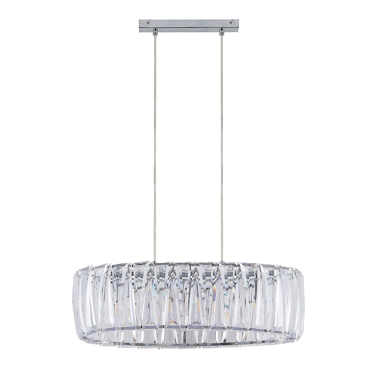 Lindby Hängeleuchte Sofia, Kunststoff Transparent IP20, 3 x 40 W
