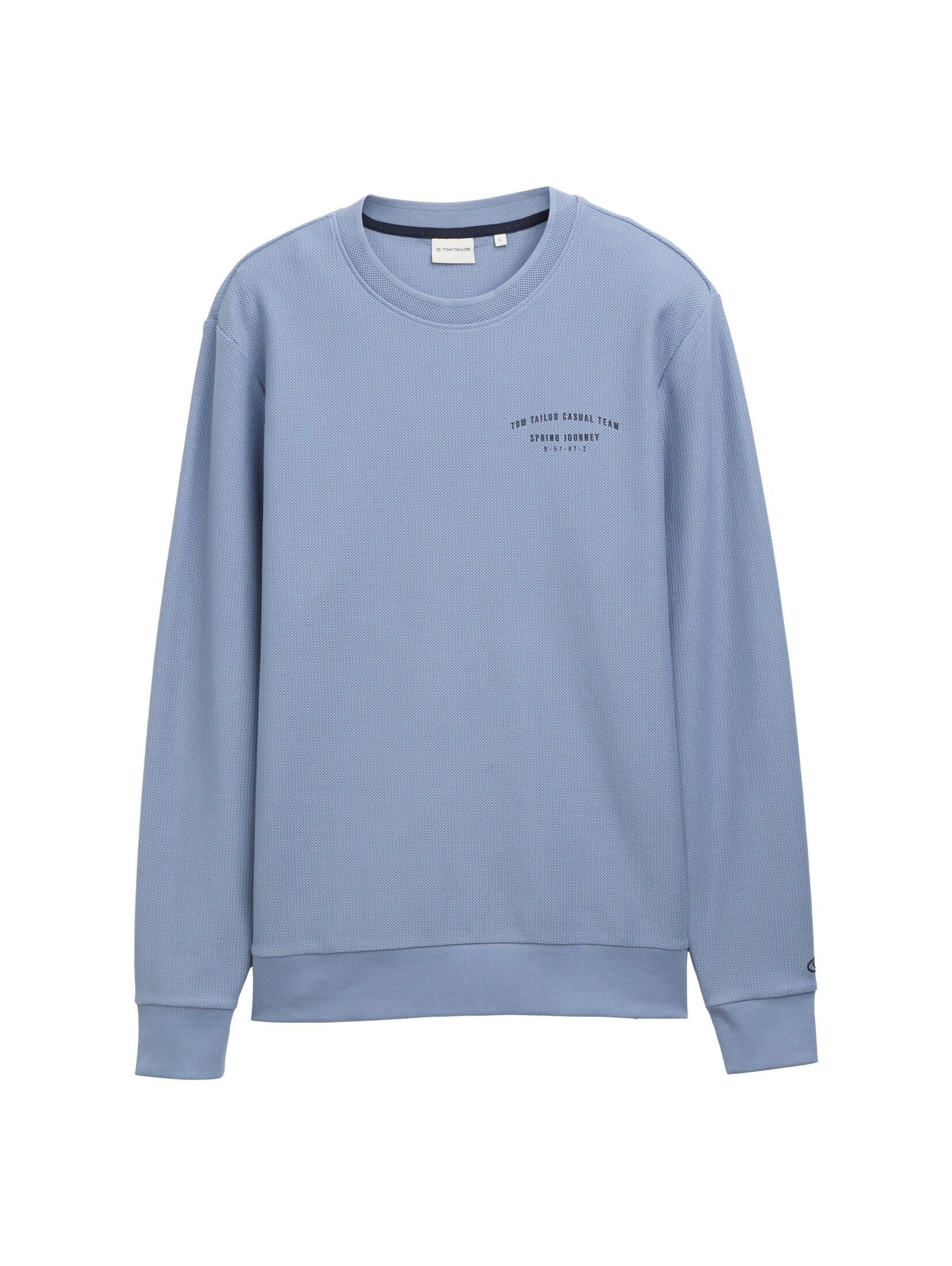 TOM TAILOR Sweatshirt Sweatshirt aus Baumwolle günstig online kaufen