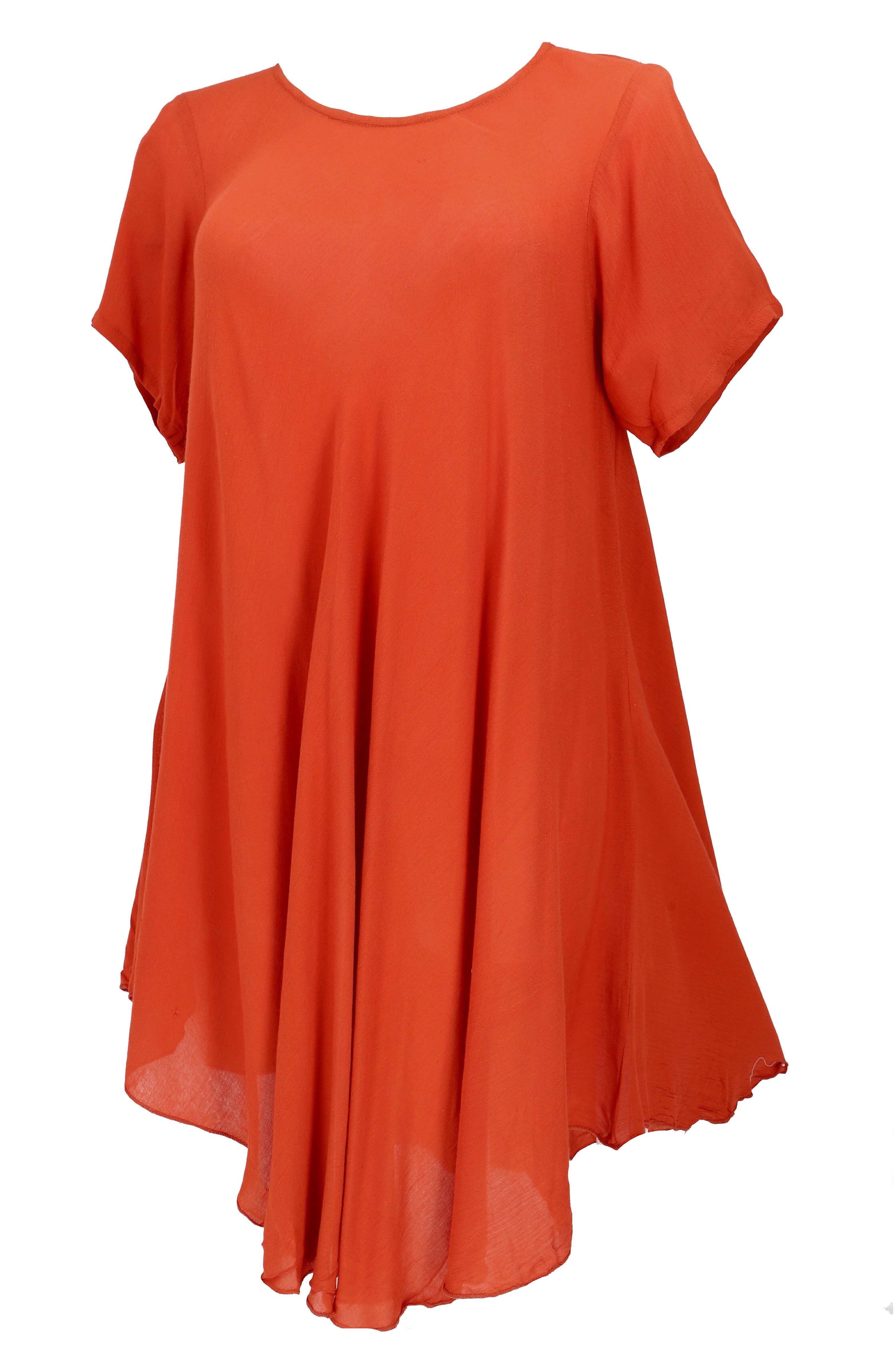 Guru-Shop Midikleid Luftiges Boho Minikleid, weites Sommerkleid,.. Boho günstig online kaufen