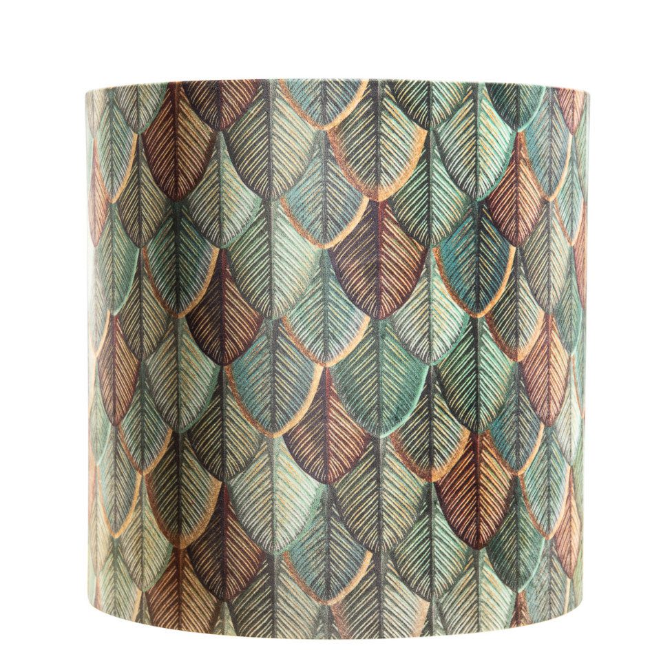 Qazqa Lampenschirm Cilinder velours