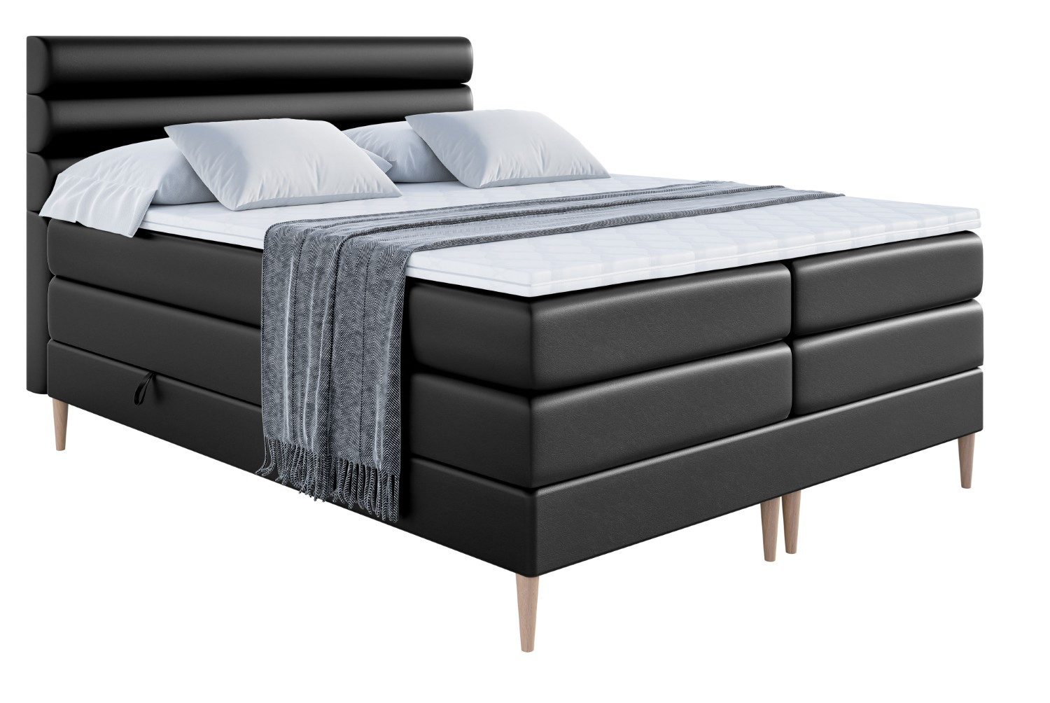 ALTDECOR Boxspringbett CELESTIA-F KING (Multipocket-Matratze H4, günstig online kaufen