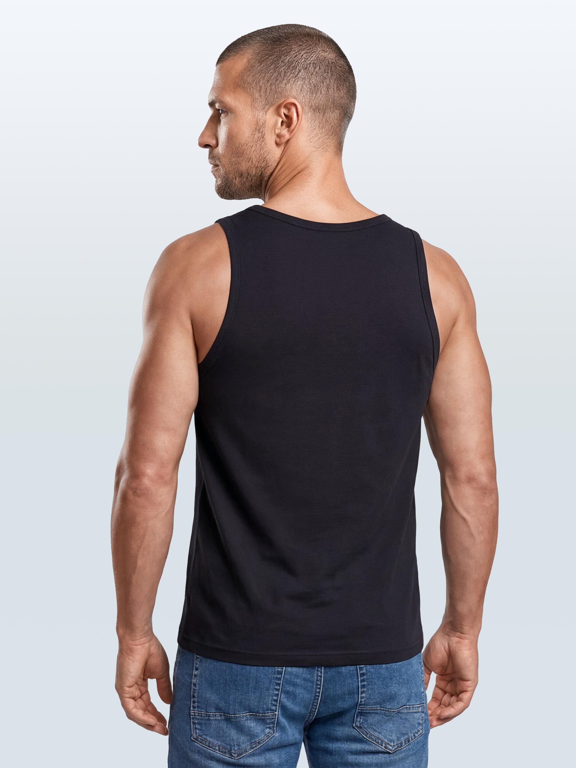 Neverless Tanktop Herren Tank-Top Surf Design San Diego Palmen Beach Strand Sommer mit Print