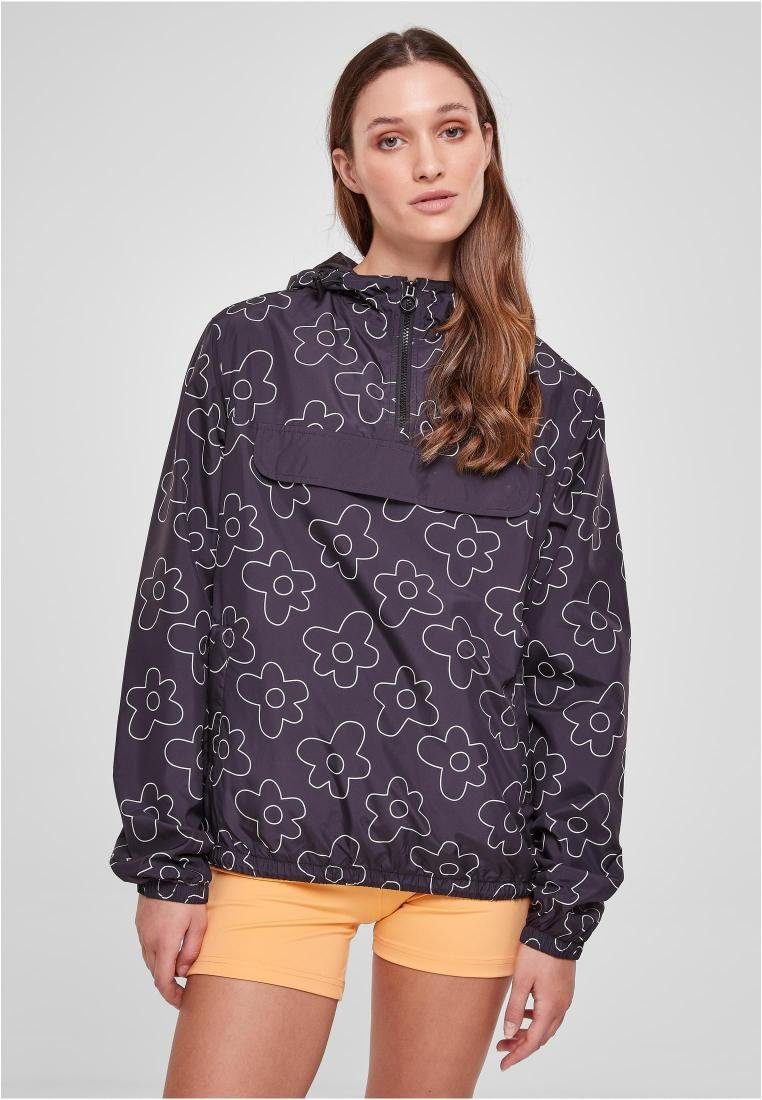 URBAN CLASSICS Outdoorjacke Ladies AOP Pullover Jacket Damen Pullover Jacke