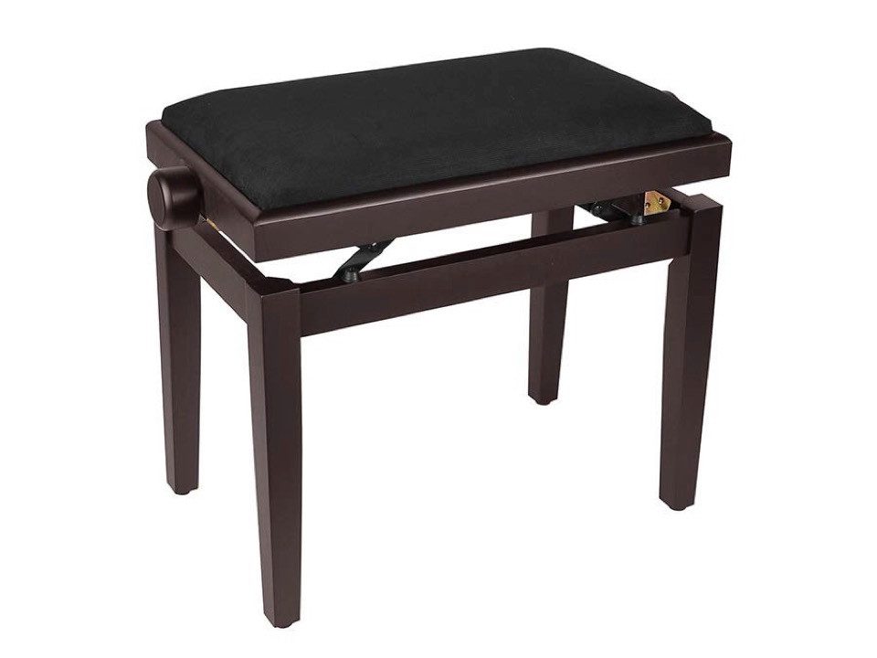 Boston Klavierbank Piano Bank PB1 Höhenverstellbar von 48 - 56 cm Hochwertig Samtsitz