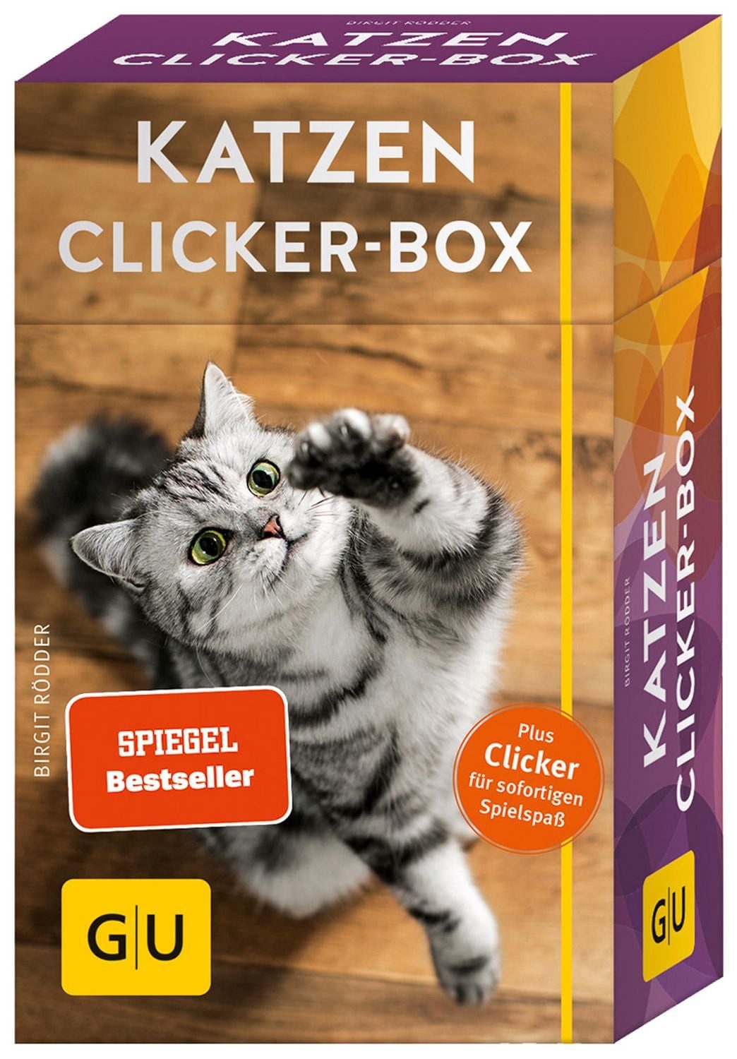 Katzen-Clicker-Box / Birgit Rödder, Clickertraining für Katzen – Training und Erziehung mit positiver Verstärkung. Inkl. Clicker