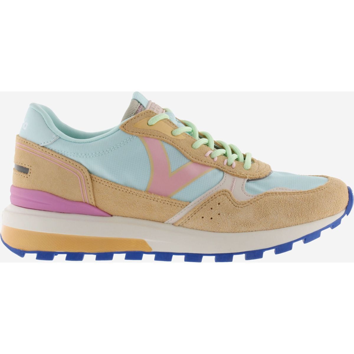 Victoria Luna Nylon Tecnico & Serraje Women Outdoorschuh Stilvolle Damen-Sneaker von Victoria mit lebendigen Farben und