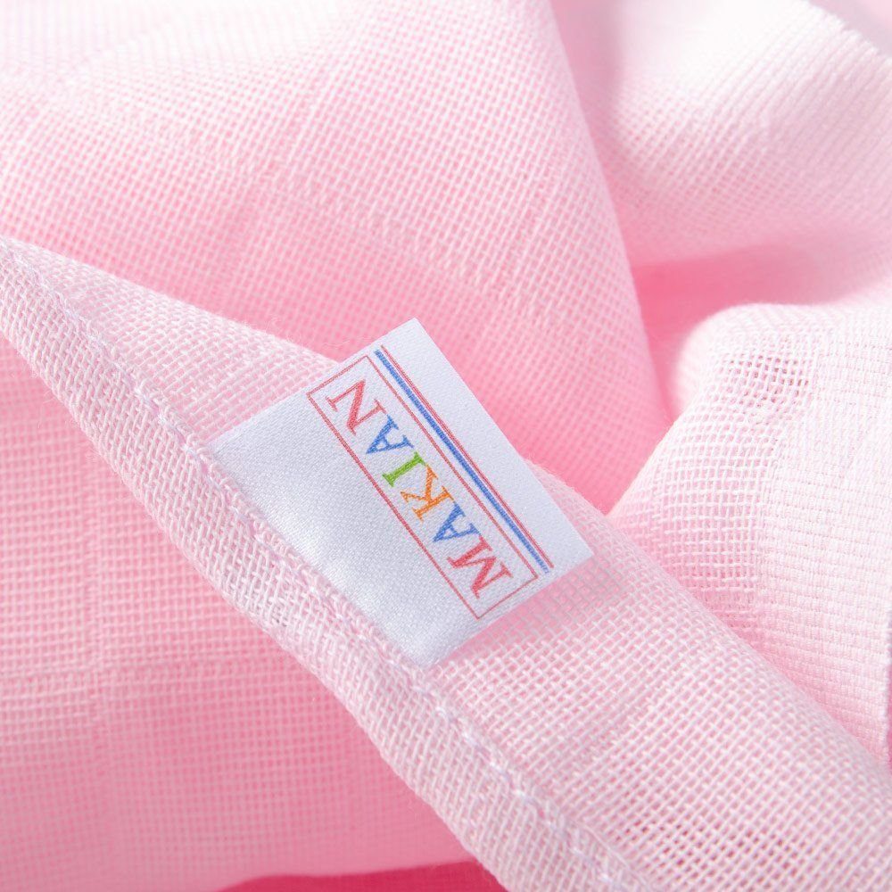 Makian Stoffwindeln Lila, Mulltücher Stück Pink maschinenwaschbar Spucktücher 70x70 5 cm Mullwindeln