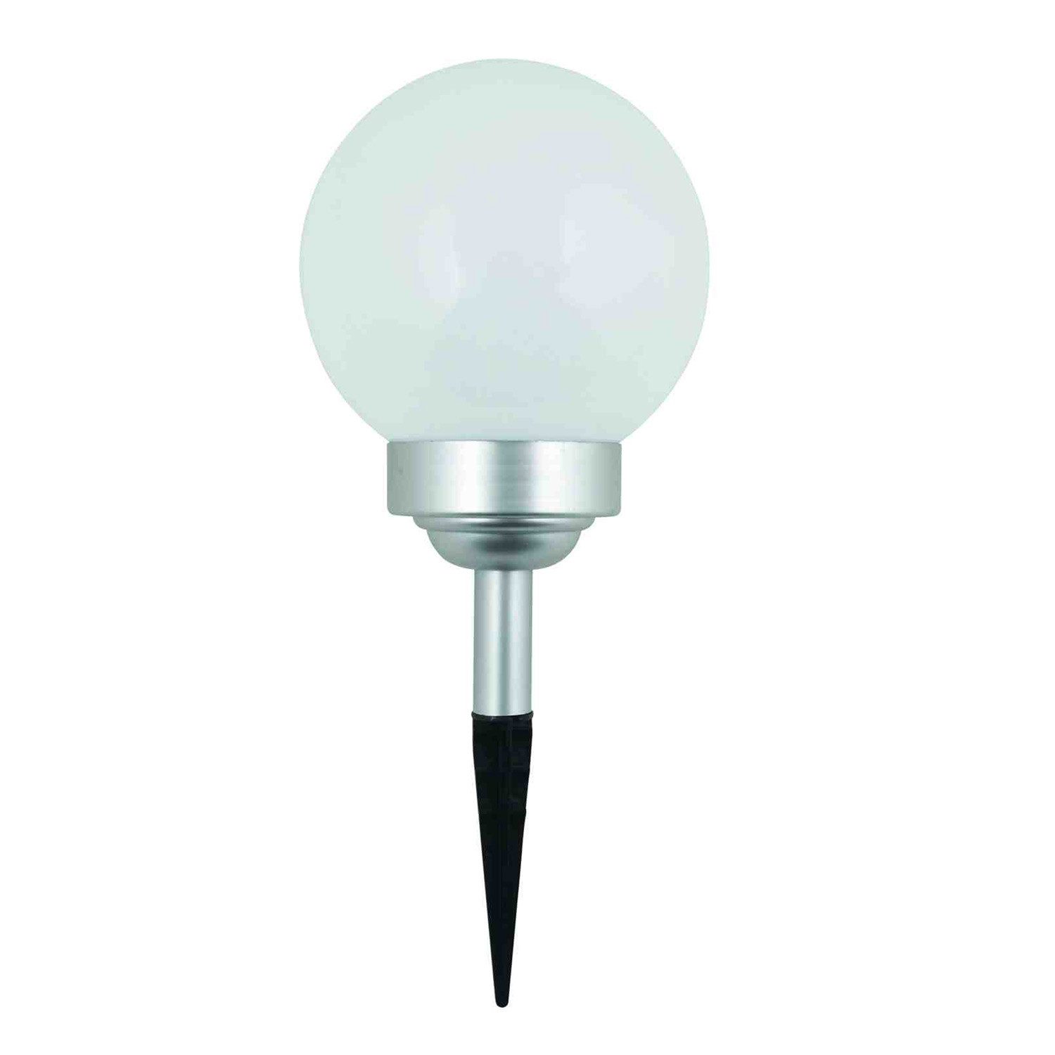 Kynast Garden LED Solarleuchte LED Solar-Leuchtkugel 15cm inkl. Erdspieß & Balkonhalter, warmweiß