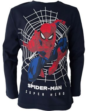 Spiderman Longsleeve 2x Spider Man Langarm T-Shirts Jungen Sweatshirts mit lizensiertem Print