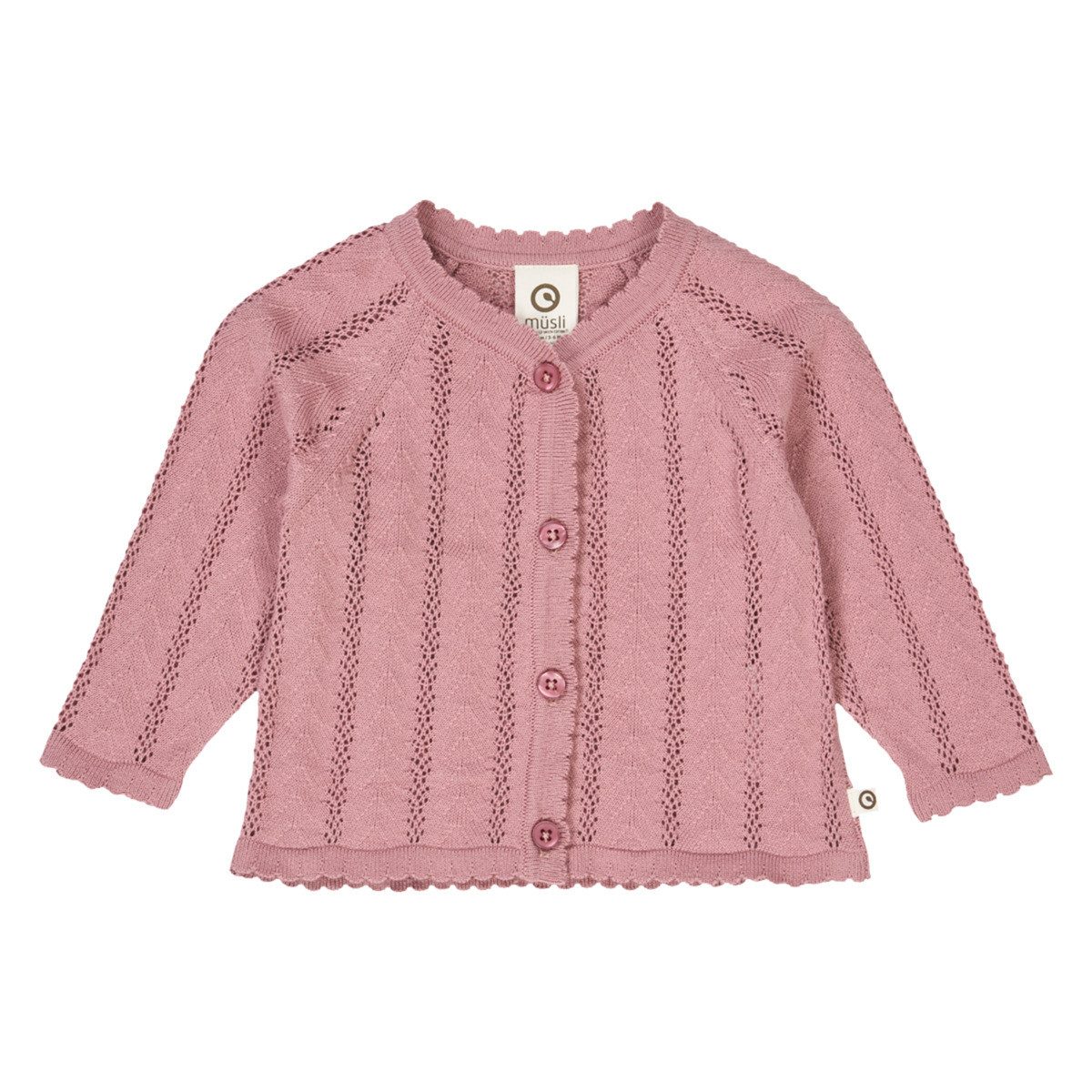 Müsli by GREEN COTTON Strickjacke 1546007900 Mädchen Strick-Cardigan, Strickjäckchen, Grobstrickjacke, Feinstrickjacke