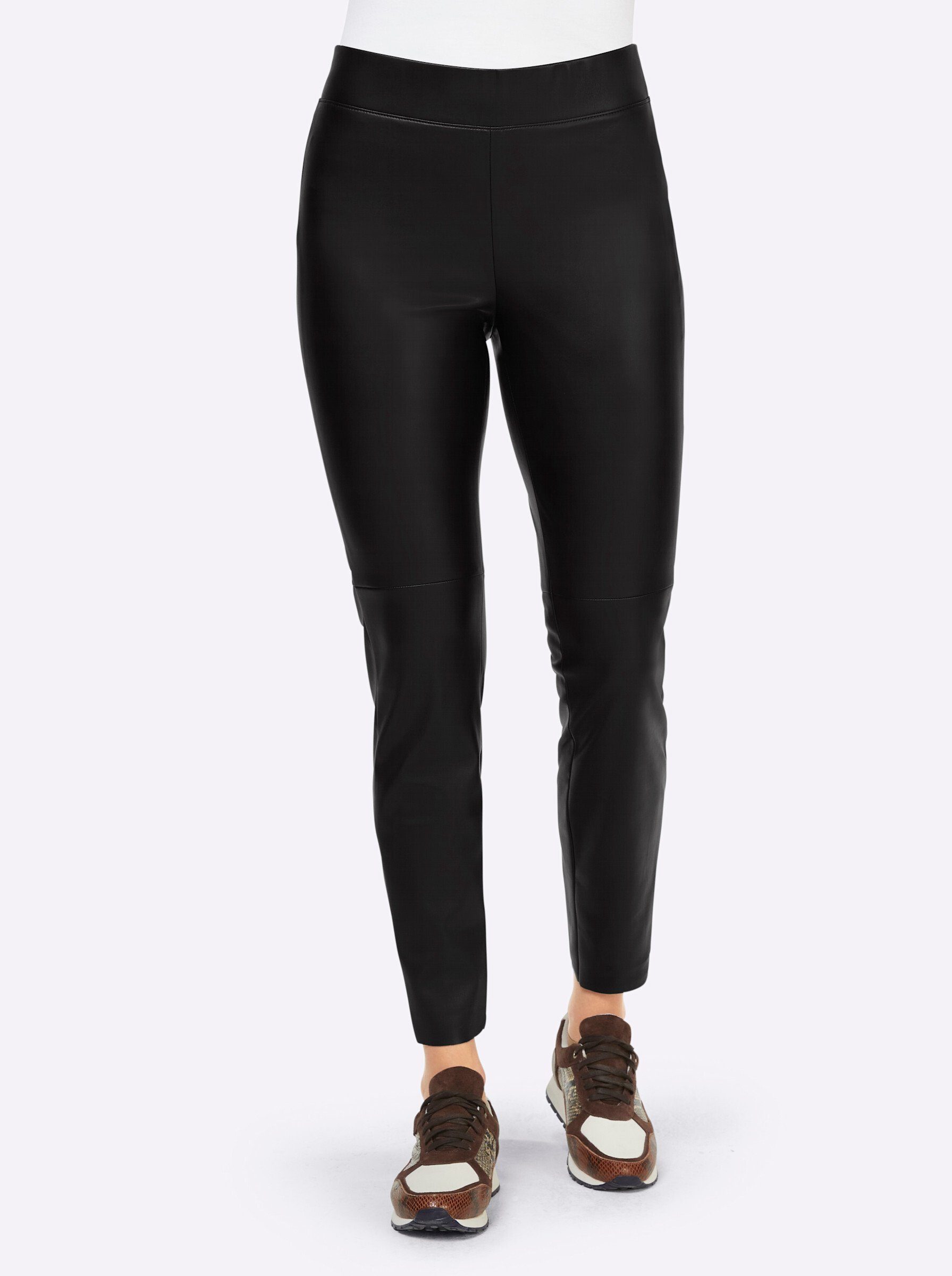 heine Jerseyhose Innenbeinlänge ca.71 cm schwarz