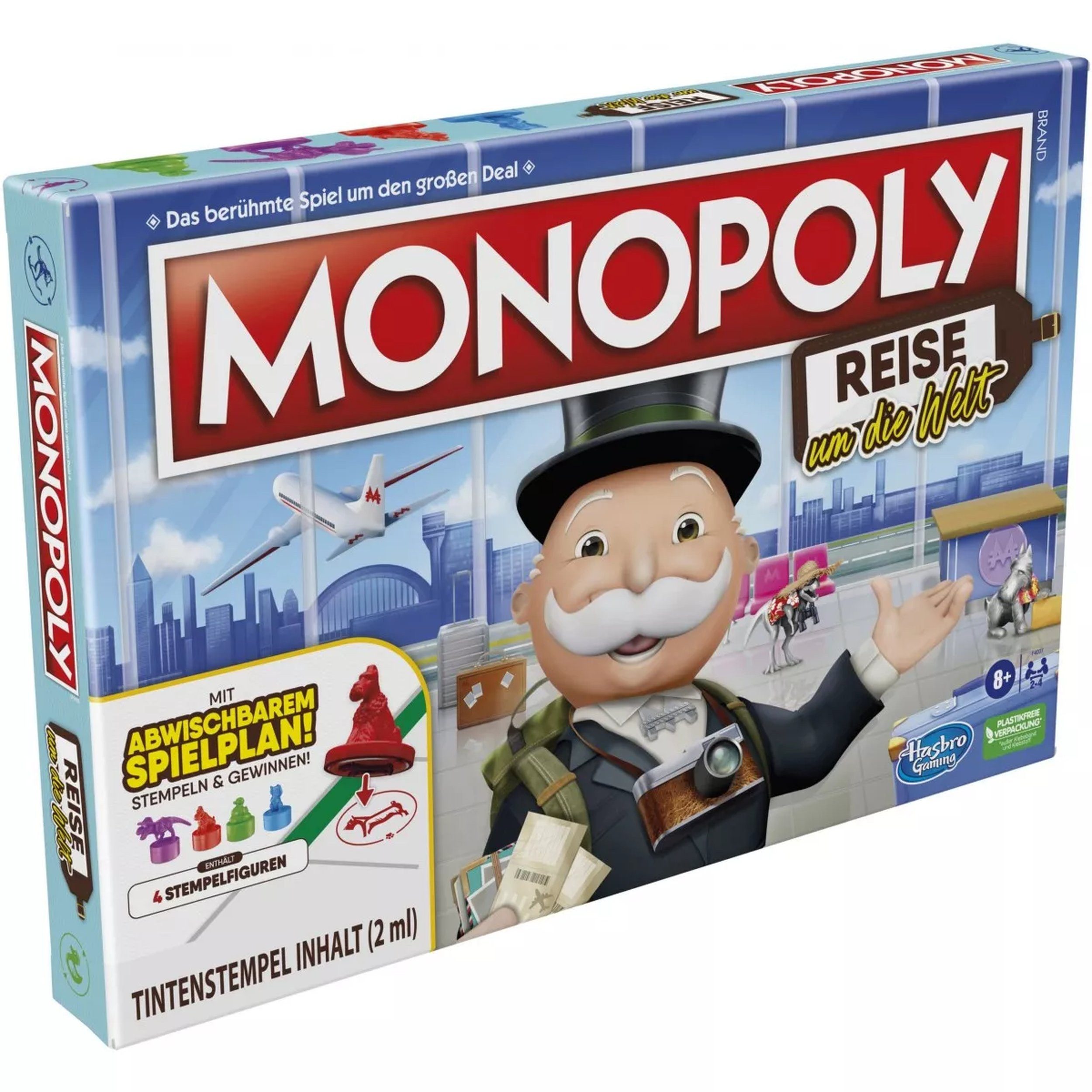 Hasbro Spiel Monopoly Reise um die Welt