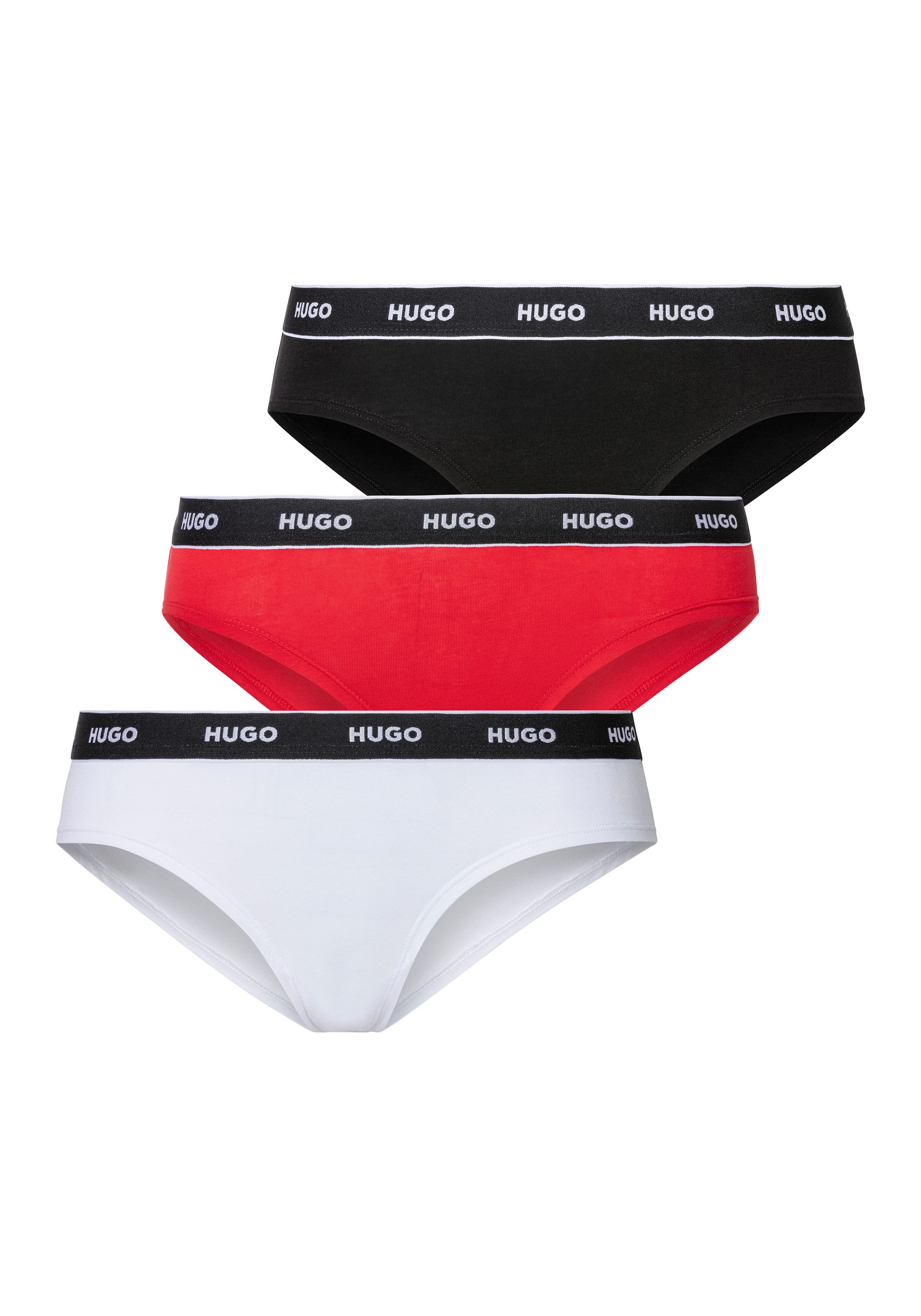 HUGO Slip TRIPLET BRIEF STRIPE (Packung, 3-St., 3er-Pack) mit kontrastfarbe günstig online kaufen