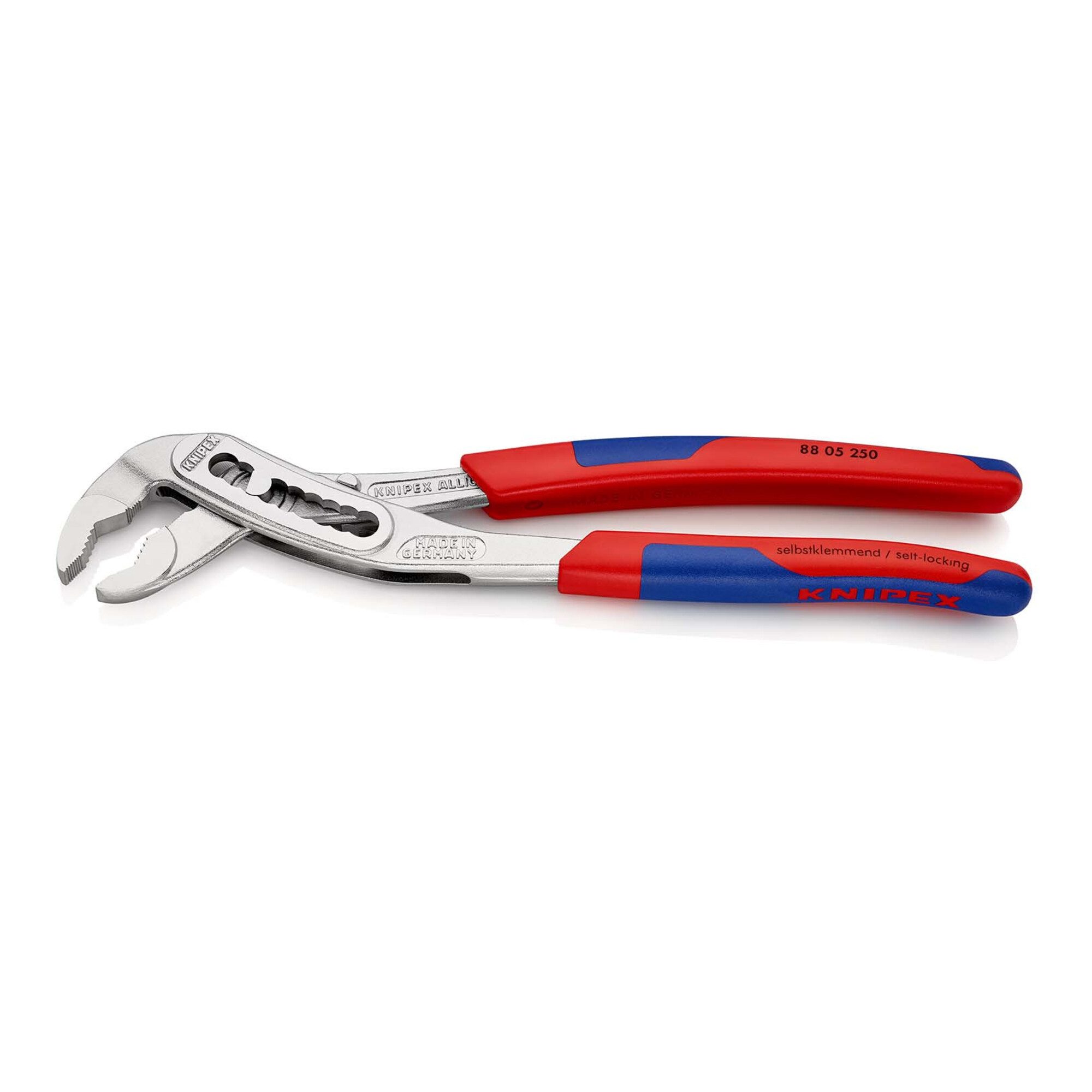 Knipex Wasserpumpenzange KNIPEX 88 05 250 Alligator® Wasserpumpenzange mit schlanken