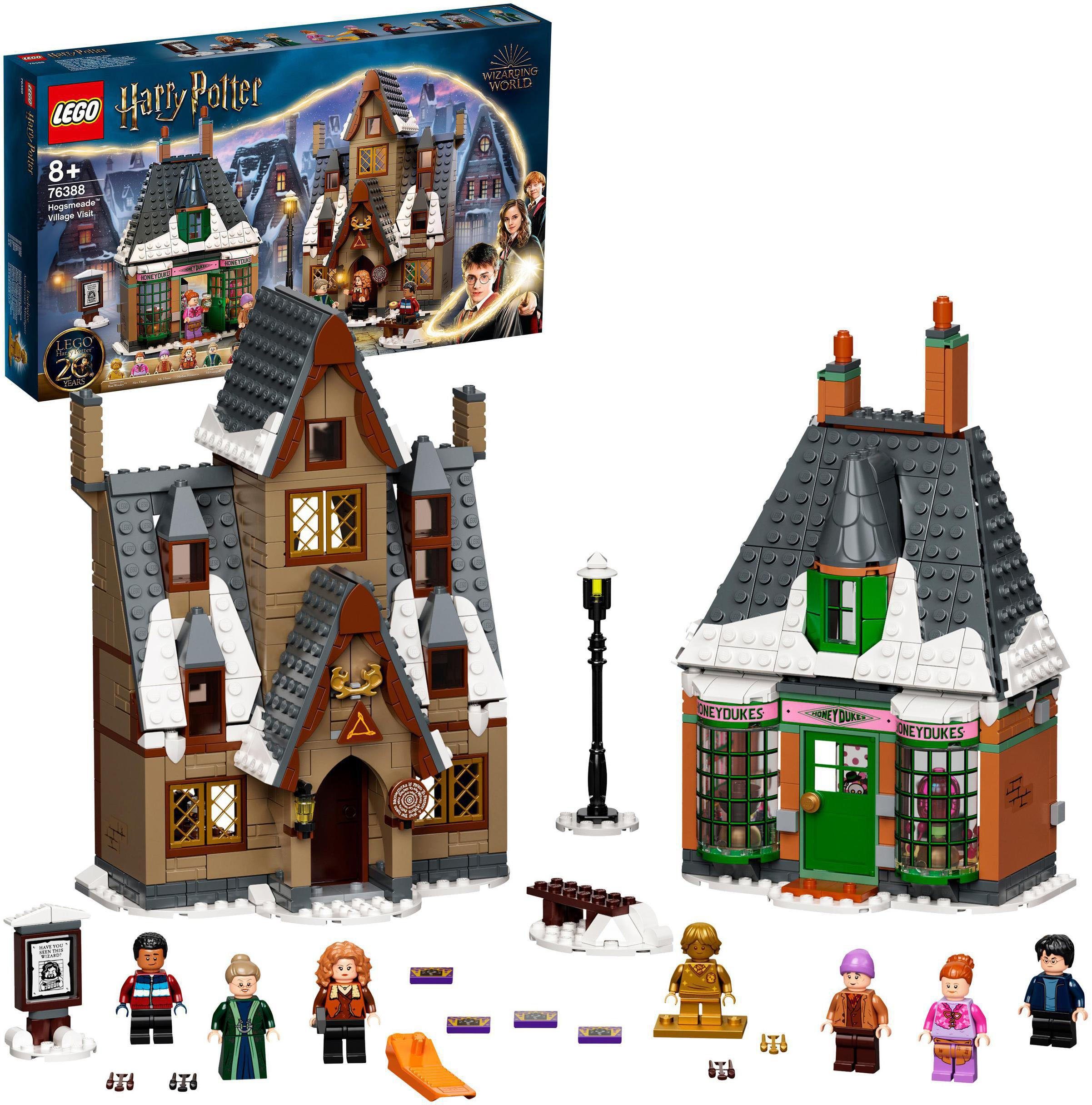 LEGO® Konstruktionsspielsteine Besuch Potter™, St) Hogsmeade™ (851 LEGO® Harry (76388), in