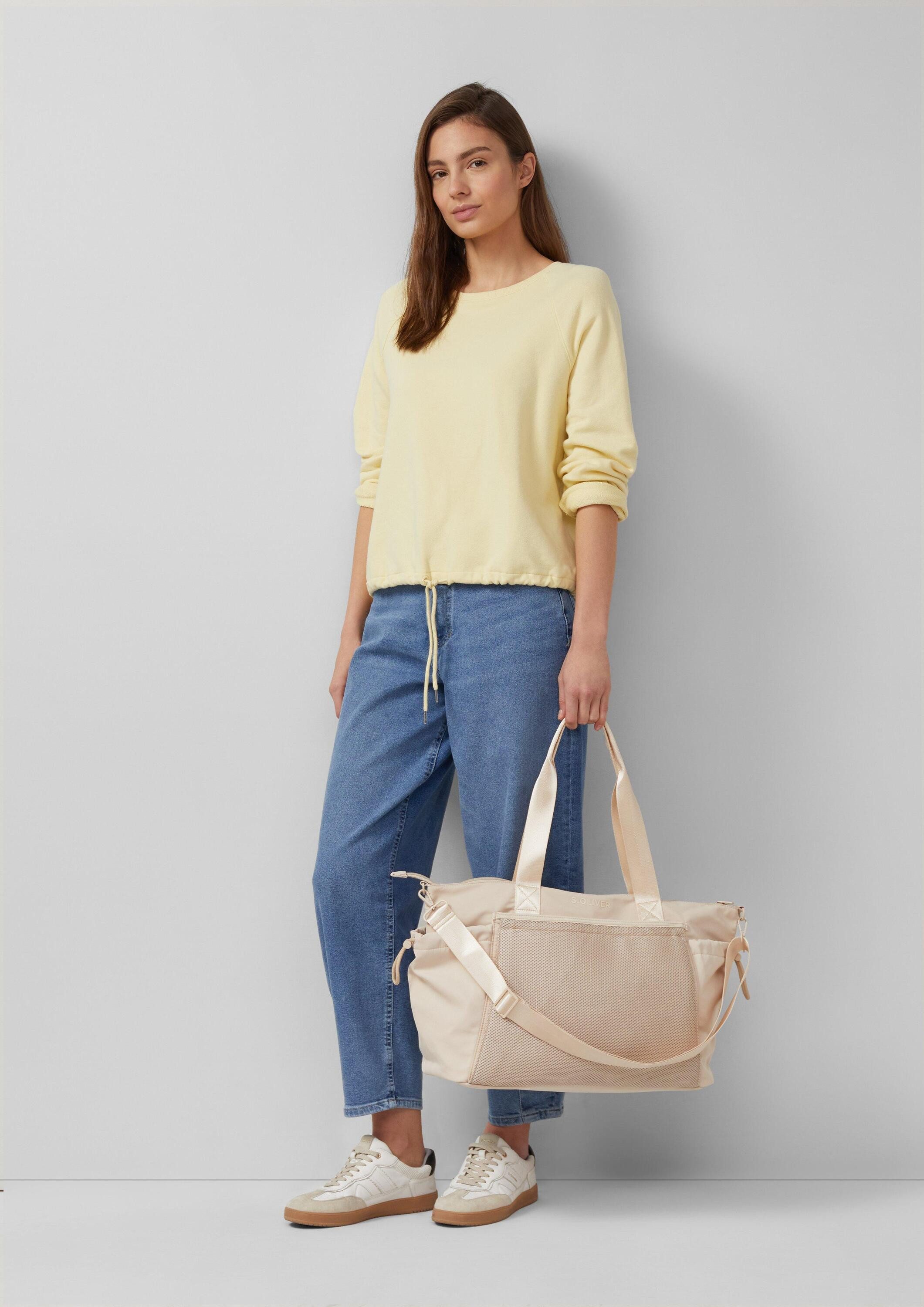 s.Oliver Schultertasche Tasche, Shopper mit zwei seitlichen Reißverschlüssen an der Vorderseite
