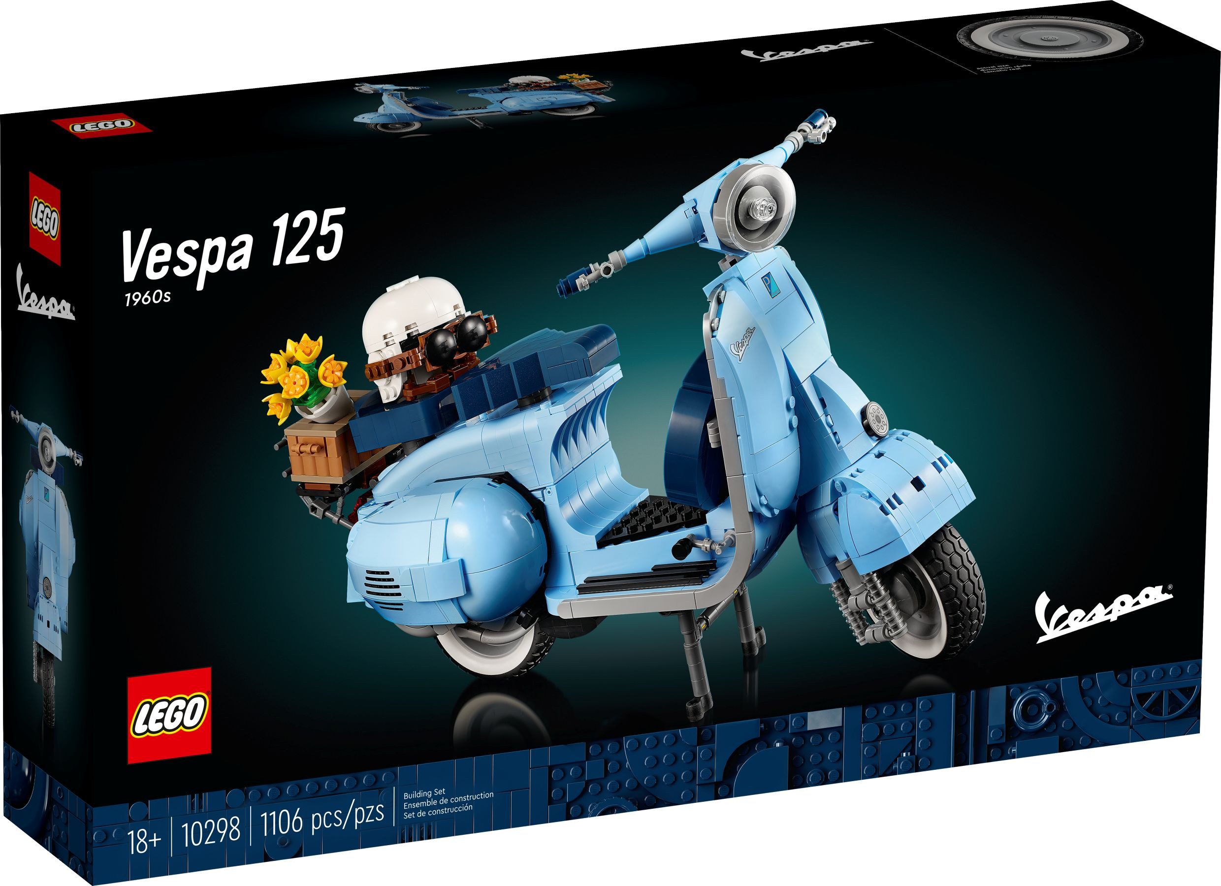LEGO® LEGO® Icons (Creator Expert) 10298 Vespa 125 Konstruktionsspielsteine