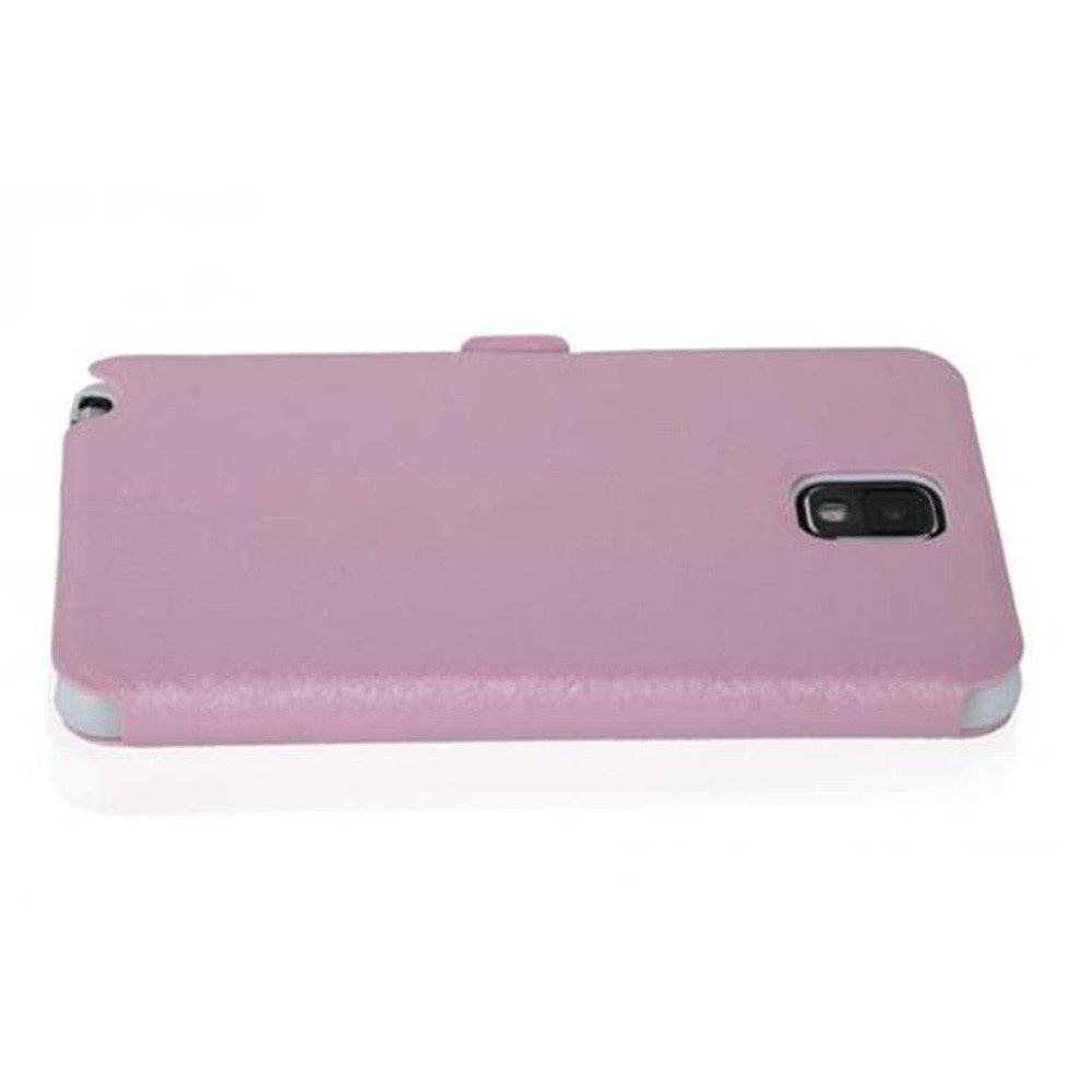 Cadorabo Handyhülle für Samsung Galaxy NOTE 3 Hülle Samsung Galaxy NOTE 3, Schutzhülle mit Magnetverschluss und Kartenfach