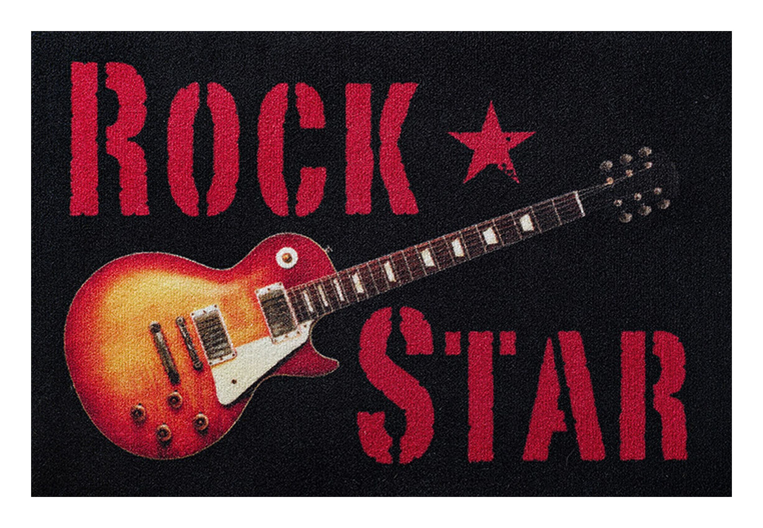 Rockbites Fußmatte Rockbites - Fußmatte Türmatte "Rock Star - LP" Gitarre Nr. 180