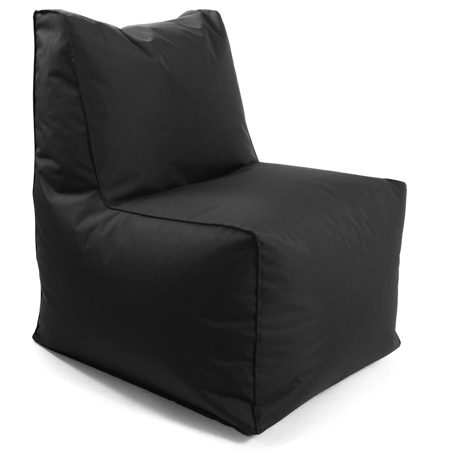 mokebo Sitzsack Der Ruhepol (für drinnen & draußen), Outdoor Sessel, Bean Bag, Relaxsessel für Kinder & Erwachsene schwarz