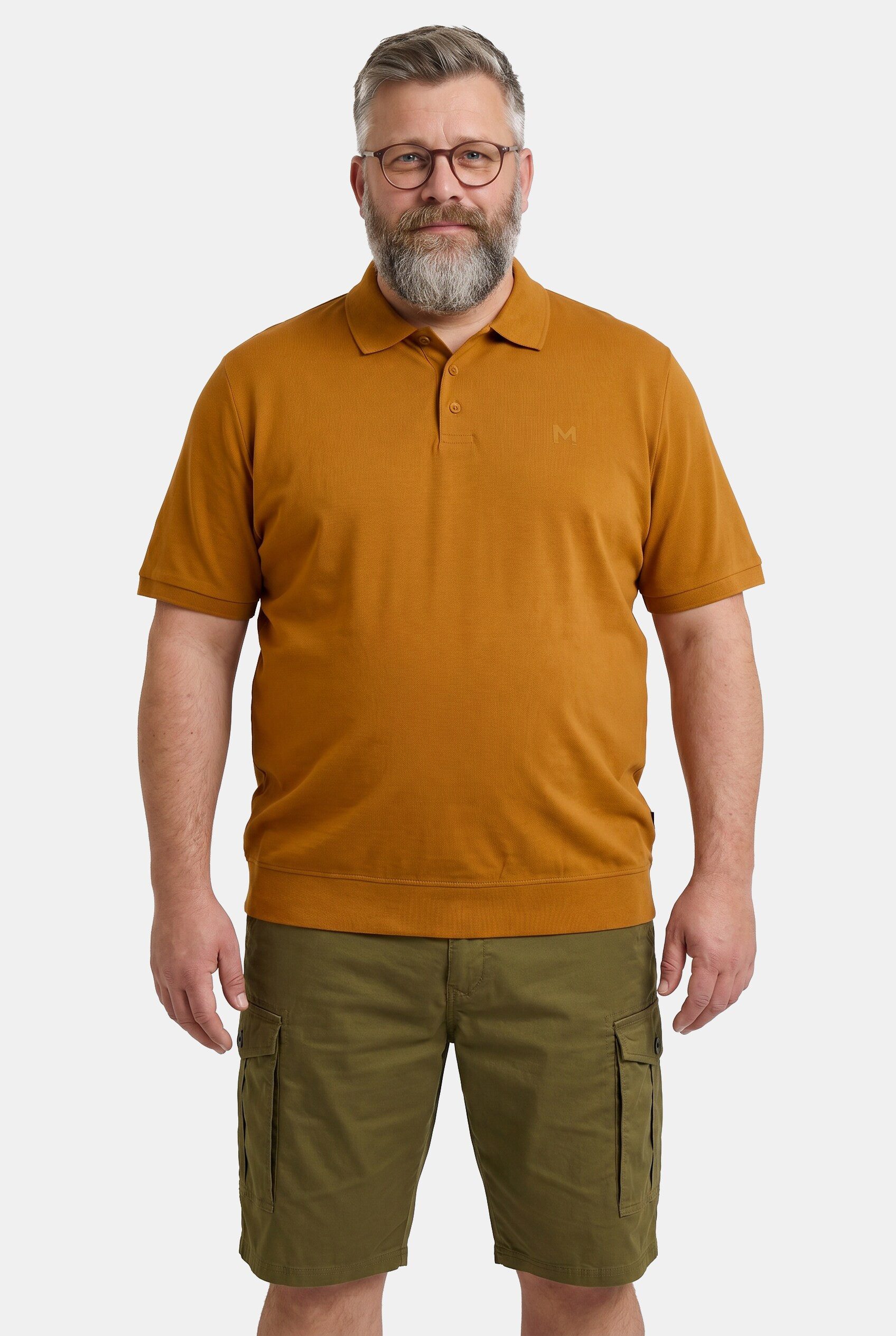 Poloshirt Poloshirt Bauchfit Halbarm