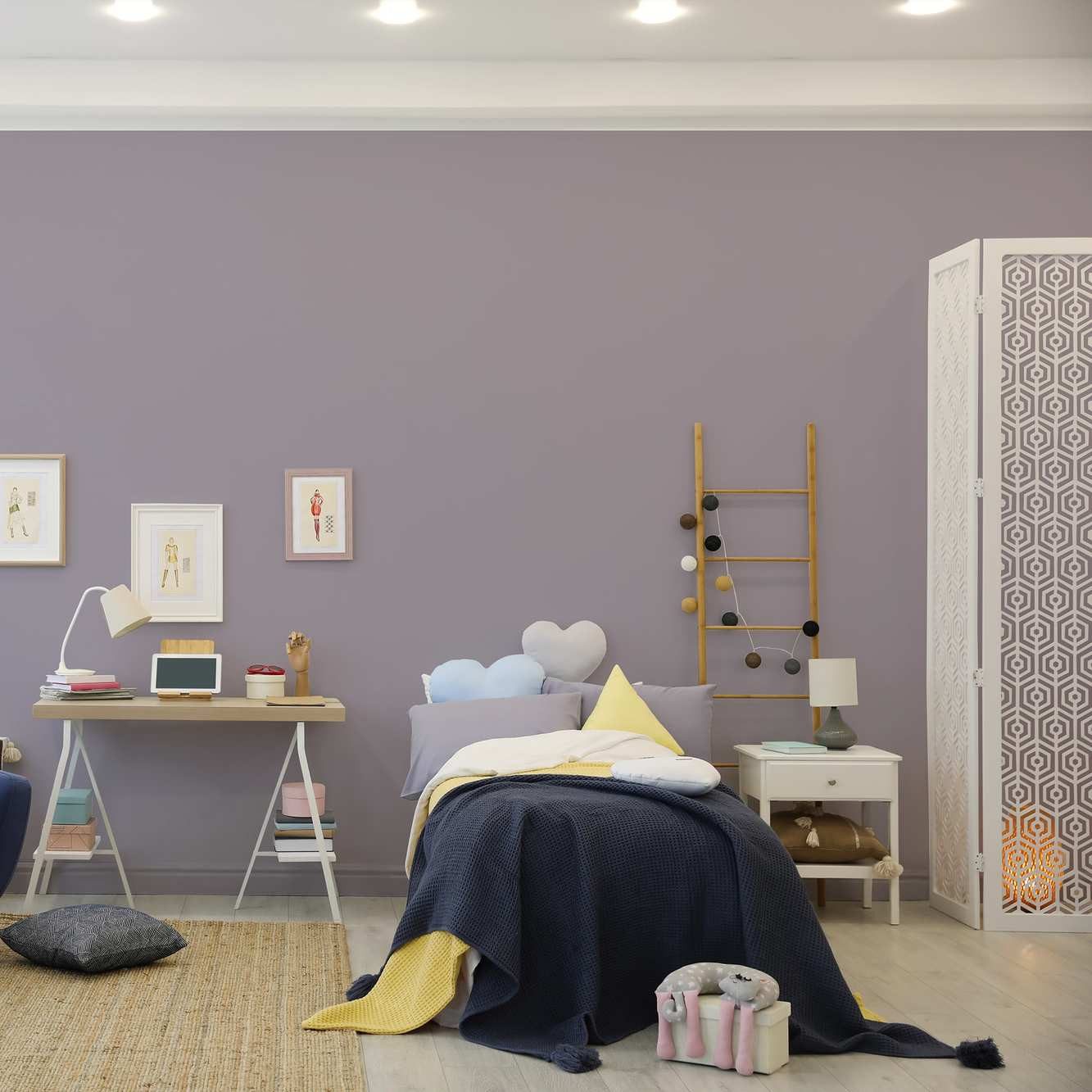 Tadessi Wandfarbe TADESSI Wall Select Wandfarbe Violett - Rauchviolett - Hochwertige