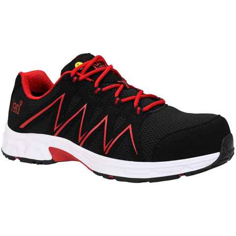 Jori jo_SPEEDY black-red Low ESD S1P Sicherheitsschuh